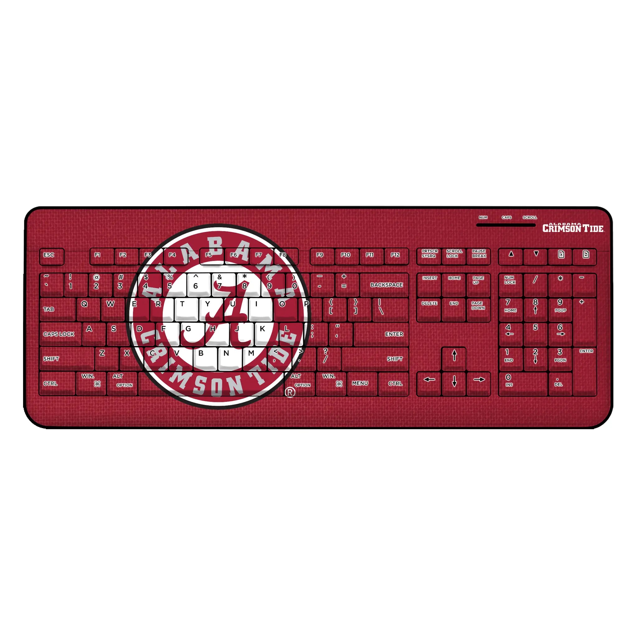 University of Alabama Crimson Tide Solid Wireless USB Keyboard