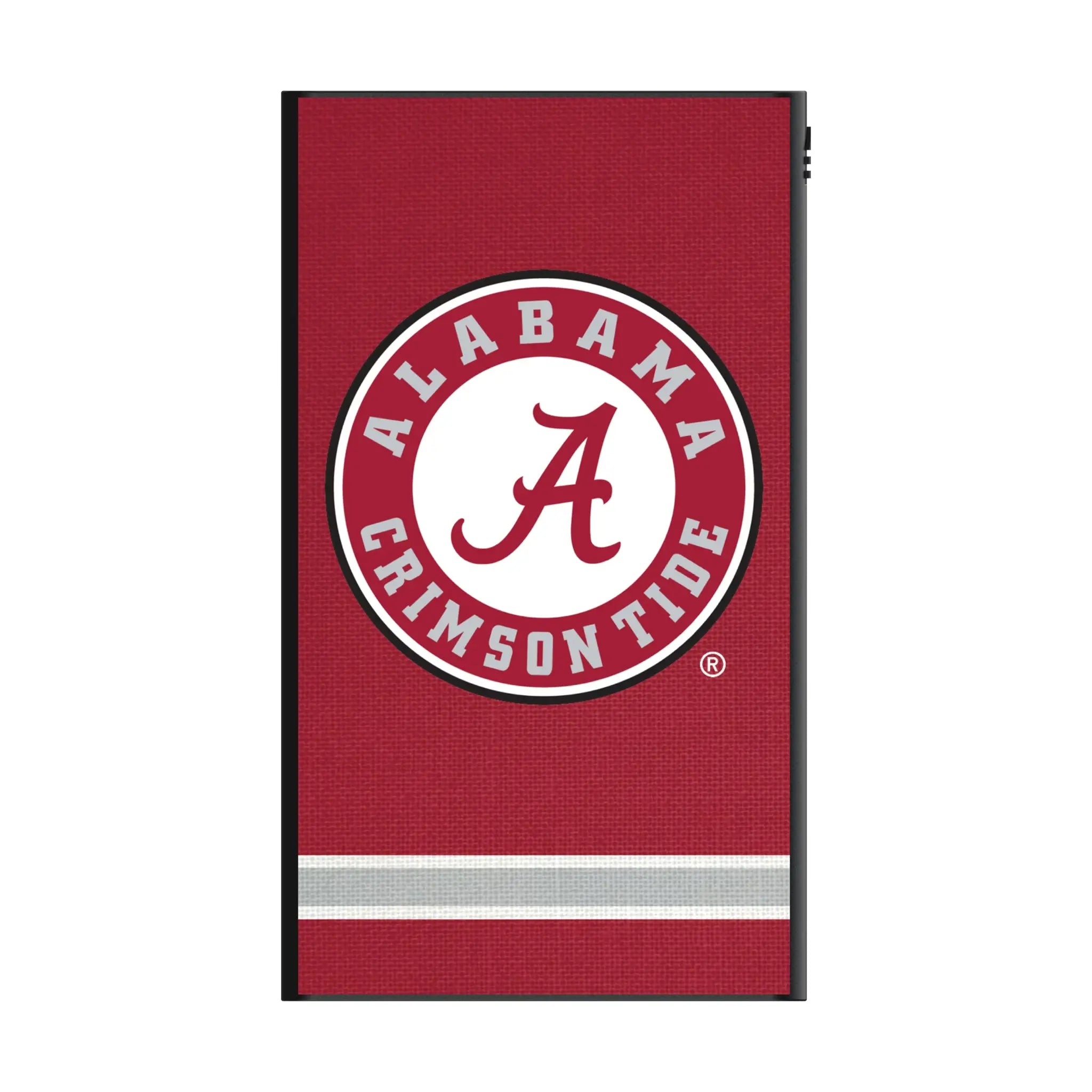 University of Alabama Crimson Tide Stripe 5000mAh Flat Powerbank