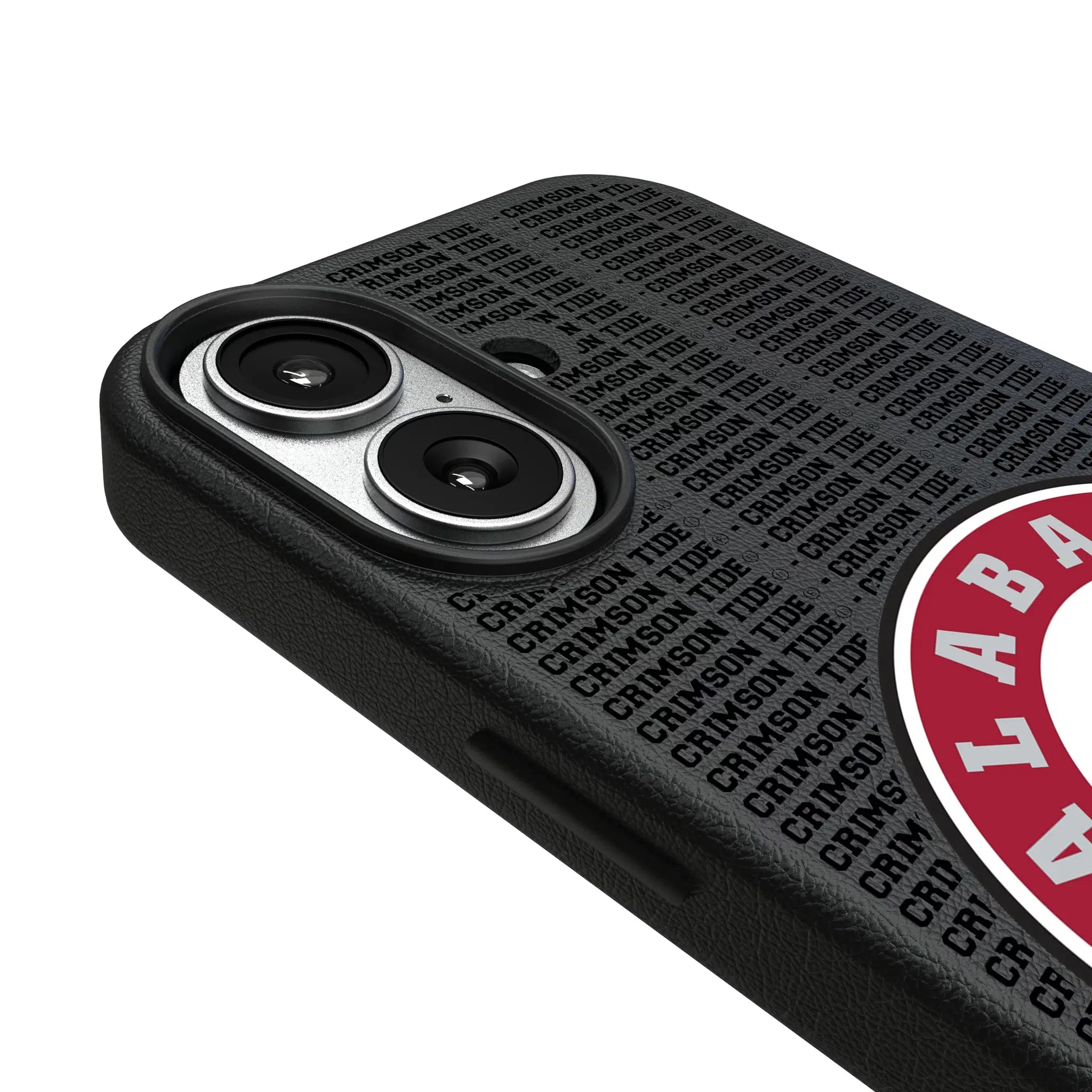 University of Alabama Crimson Tide Text Backdrop MagSafe Compatible Phone Case for Apple iPhone