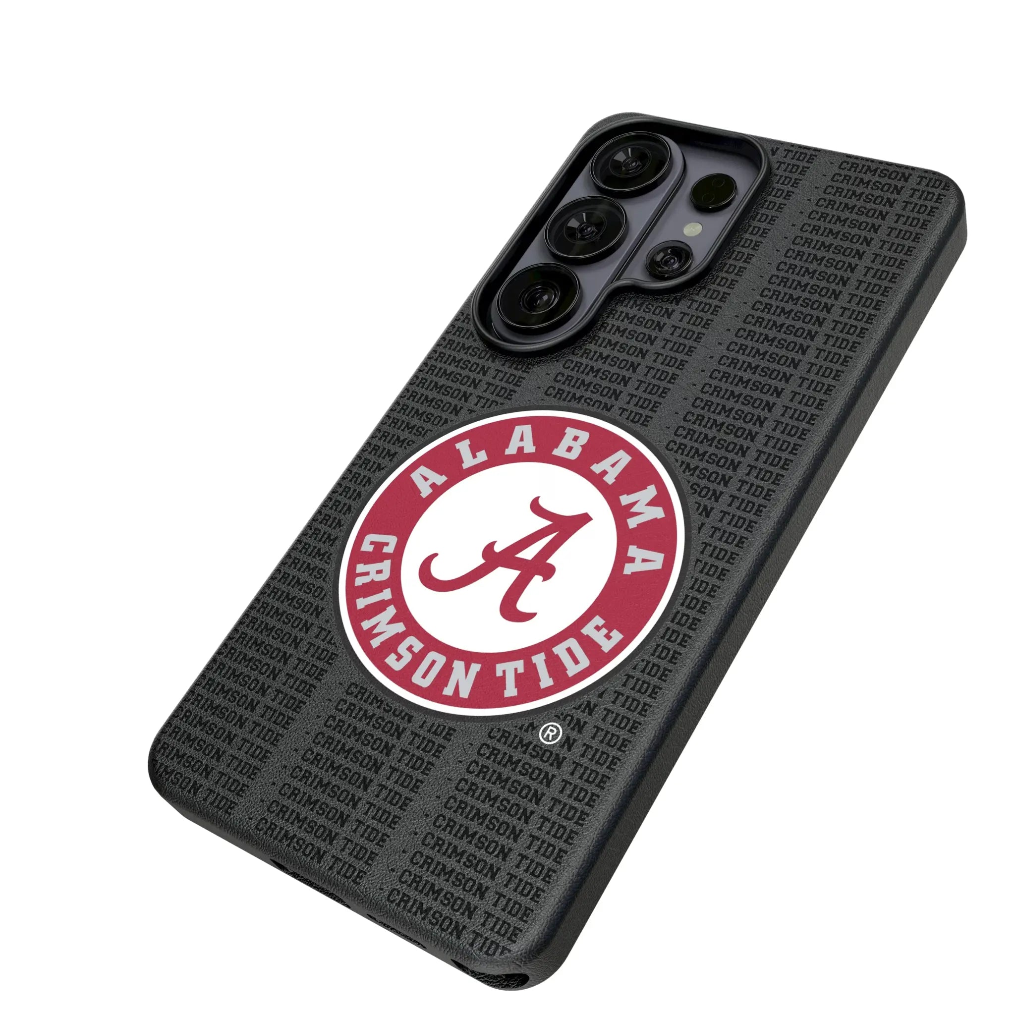 University of Alabama Crimson Tide Text Backdrop MagSafe Compatible Phone Case for Samsung Galaxy