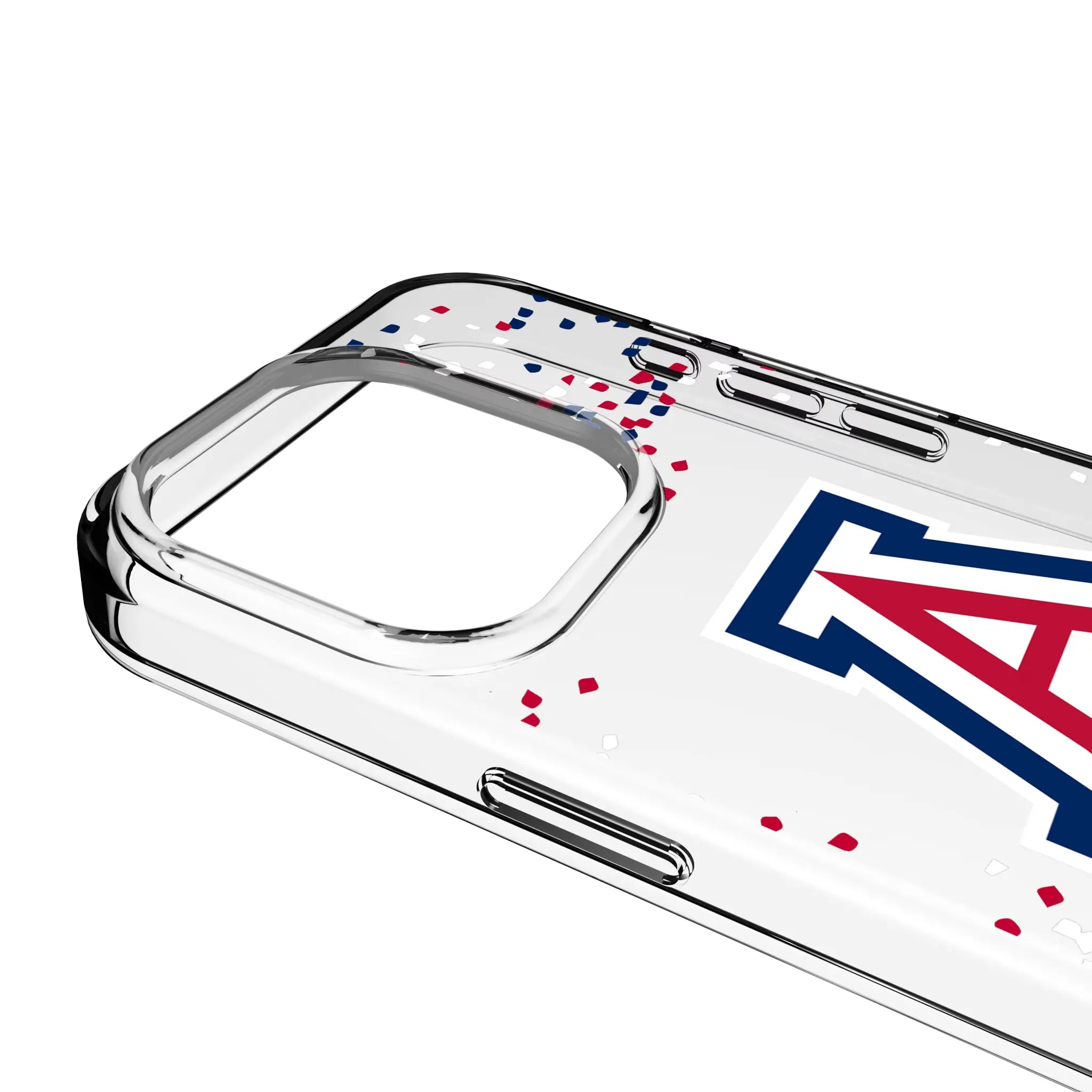 University of Arizona Wildcats Confetti Clear Phone Case for Apple iPhone