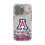 University of Arizona Wildcats Confetti Clear Phone Case for Apple iPhone