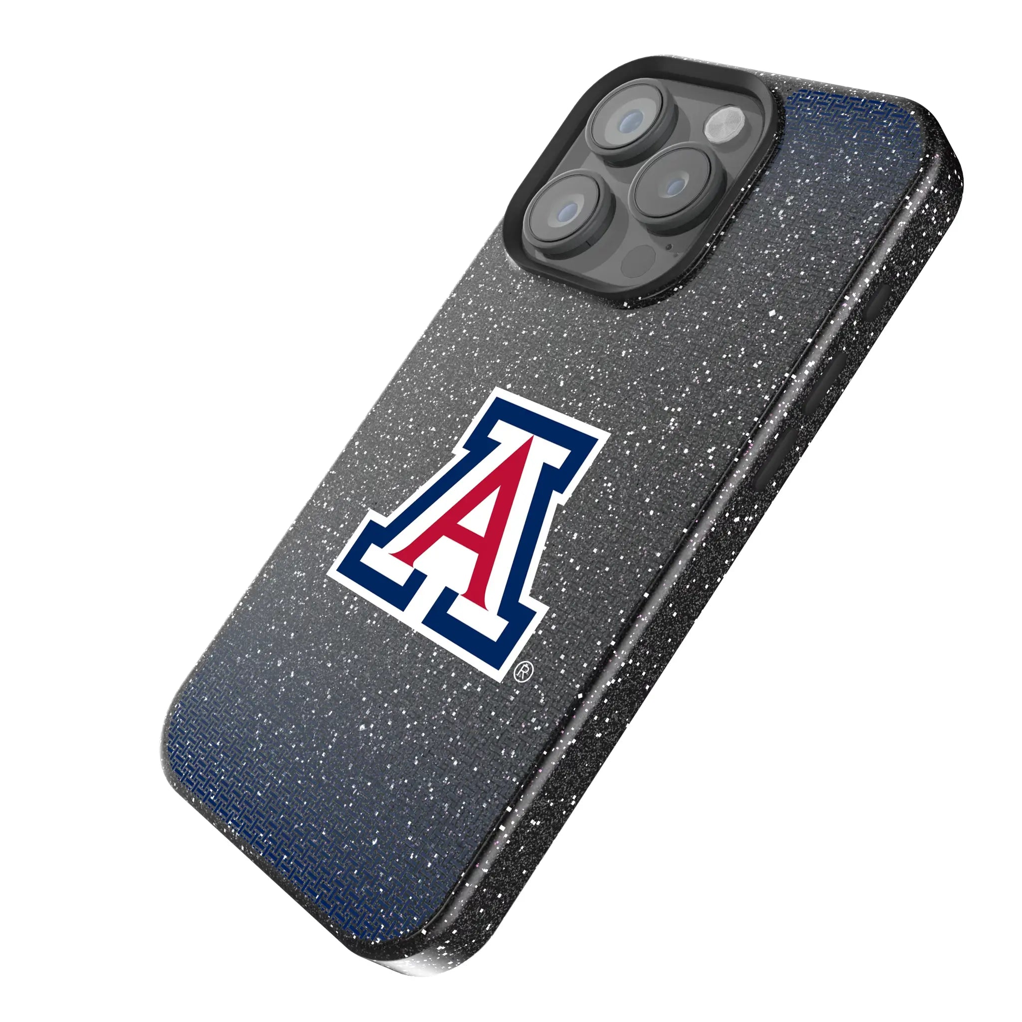 University of Arizona Wildcats Linen Bling Phone Case for Apple iPhone