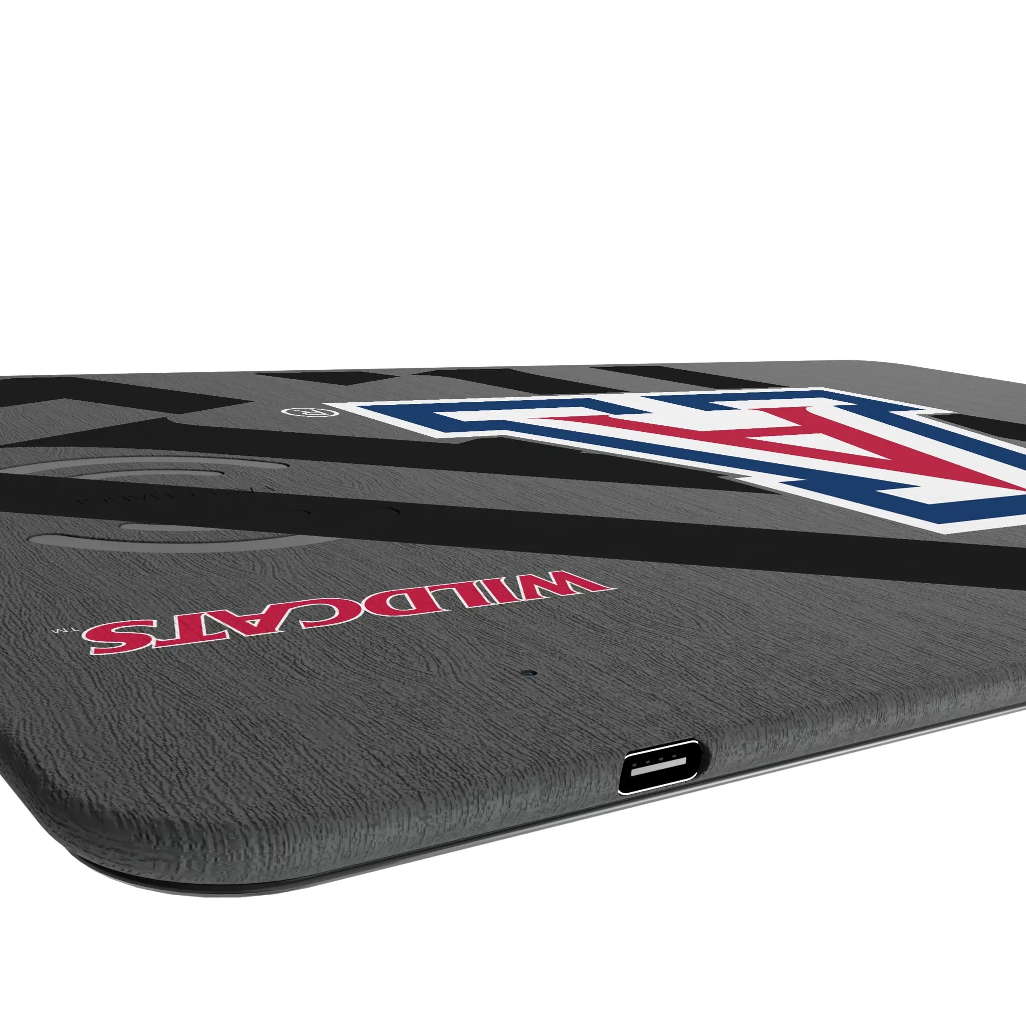 University of Arizona Wildcats Monocolor Tilt 15-Watt Wireless Charger and Mouse Pad