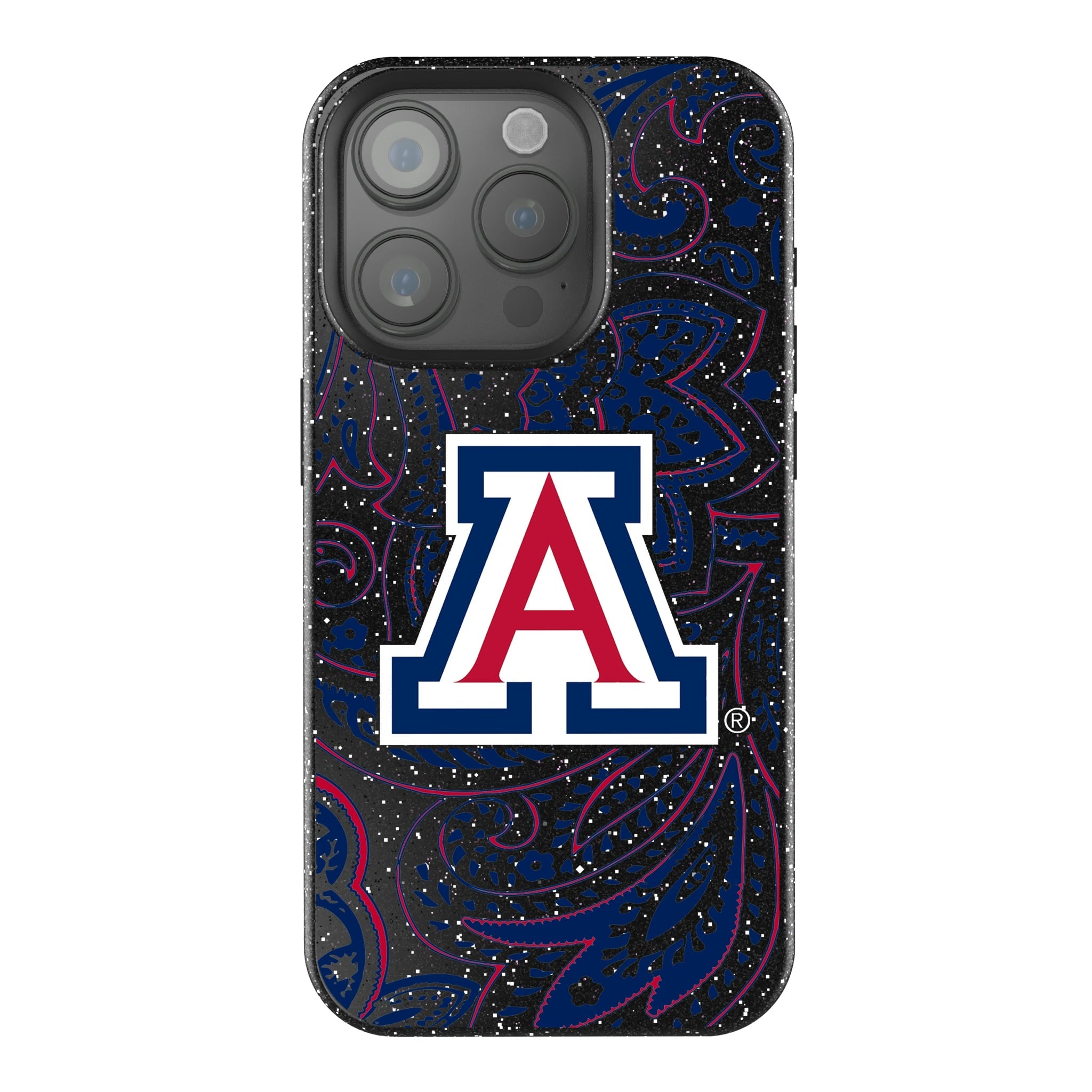 University of Arizona Wildcats Paisley Bling Phone Case