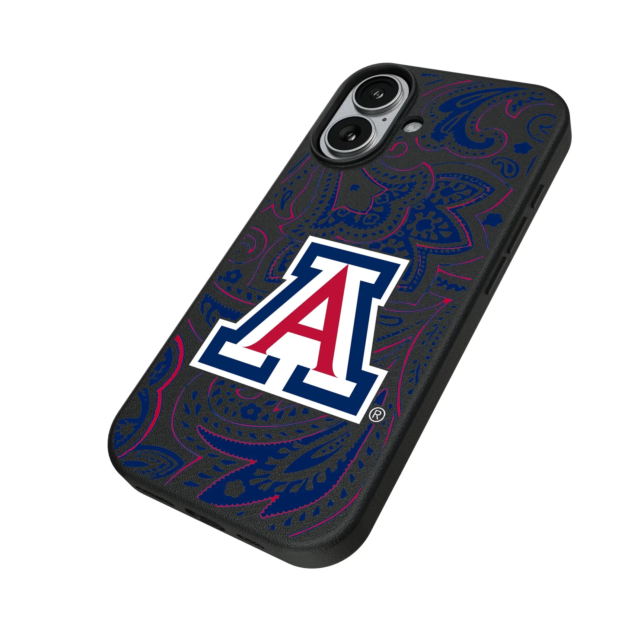 University of Arizona Wildcats Paisley MagSafe Compatible Phone Case for Apple iPhone