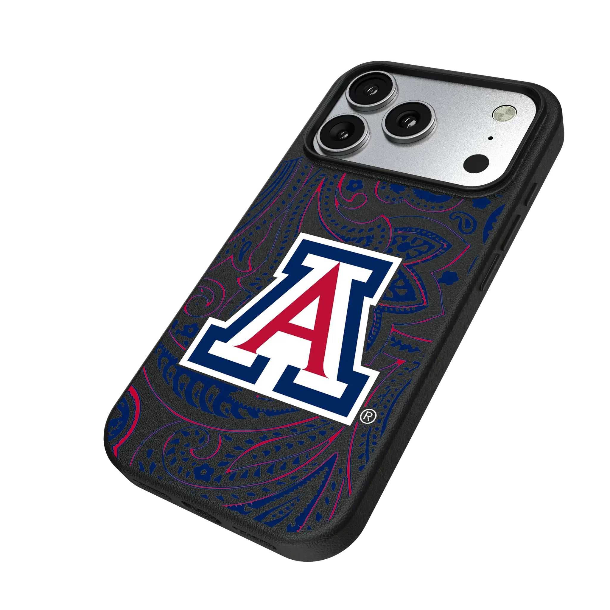 University of Arizona Wildcats Paisley MagSafe Compatible Phone Case for Apple iPhone