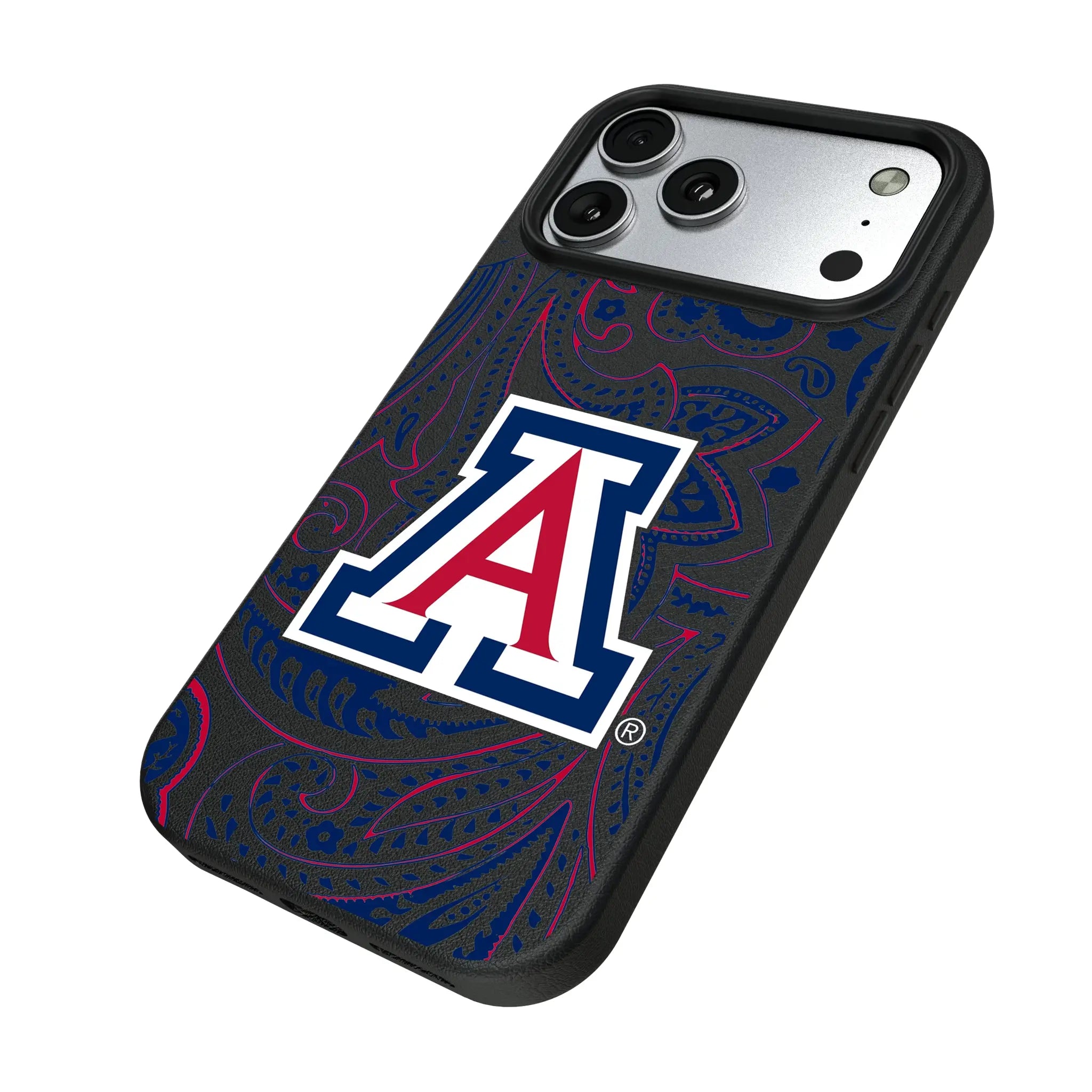 University of Arizona Wildcats Paisley MagSafe Compatible Phone Case for Apple iPhone