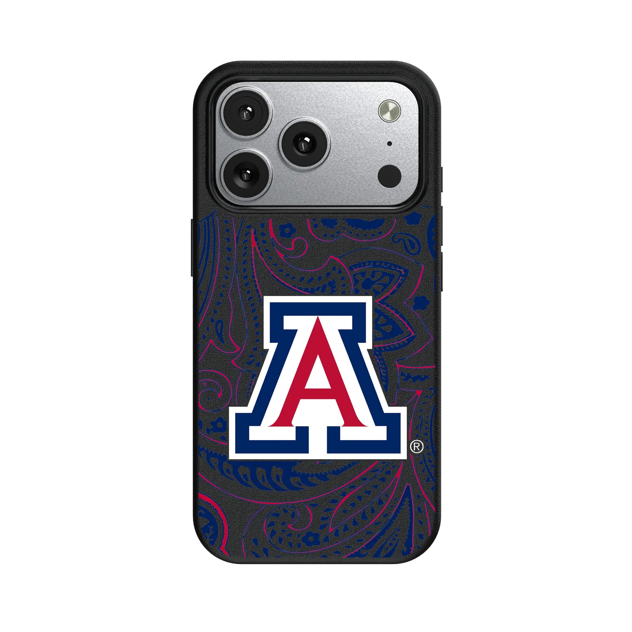 University of Arizona Wildcats Paisley MagSafe Compatible Phone Case for Apple iPhone