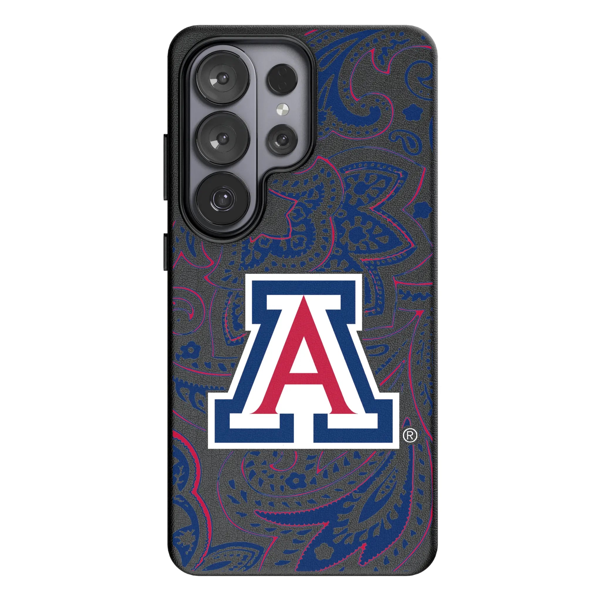 University of Arizona Wildcats Paisley MagSafe Compatible Phone Case for Samsung Galaxy