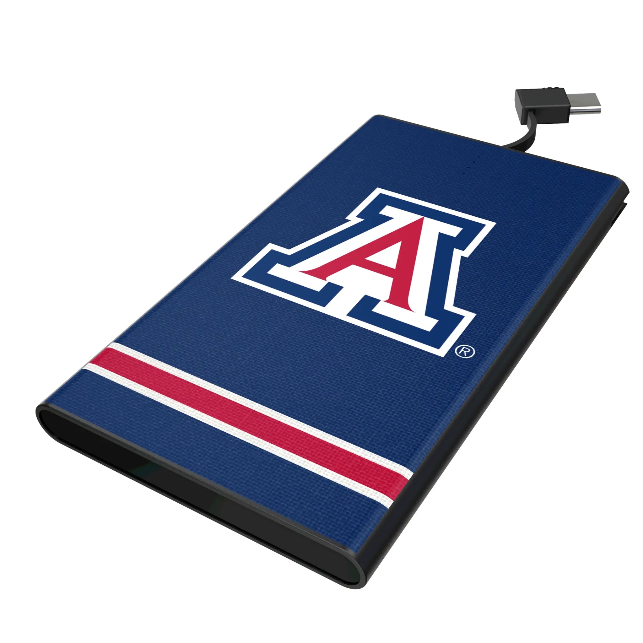 University of Arizona Wildcats Stripe 5000mAh Flat Powerbank