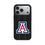 University of Arizona Wildcats Text Backdrop MagSafe Compatible Phone Case for Apple iPhone
