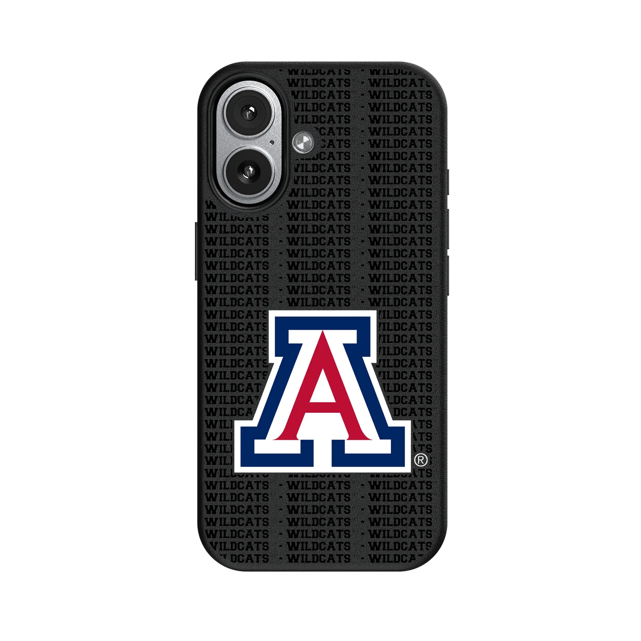 University of Arizona Wildcats Text Backdrop MagSafe Compatible Phone Case for Apple iPhone