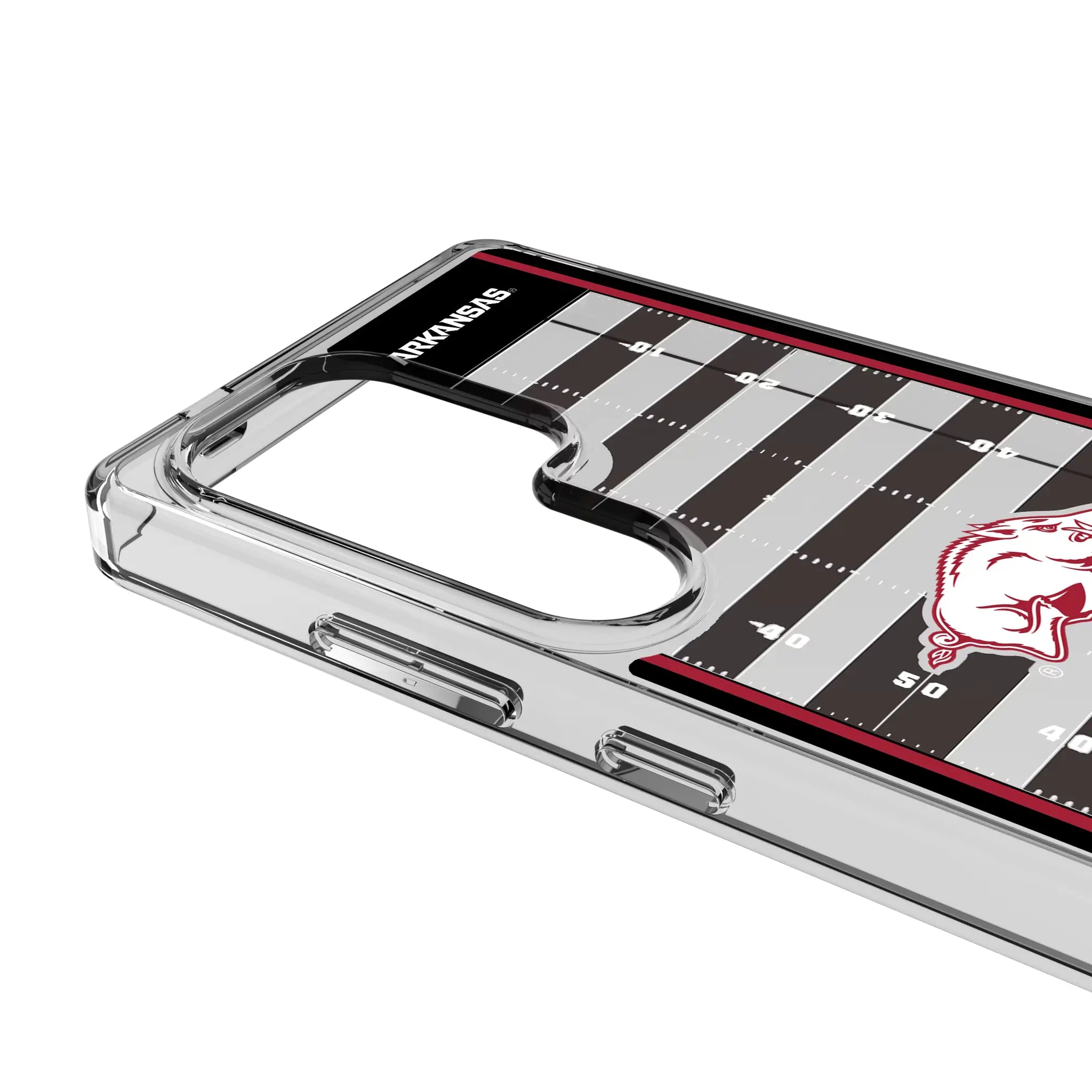 University of Arkansas Fayetteville Razorbacks Field Clear Phone Case for Samsung Galaxy