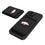 University of Arkansas Fayetteville Razorbacks Linen Black Magnetic Credit Card Wallet