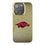 University of Arkansas Fayetteville Razorbacks Linen Bling Phone Case for Apple iPhone