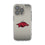 University of Arkansas Fayetteville Razorbacks Linen Clear Phone Case for Apple iPhone