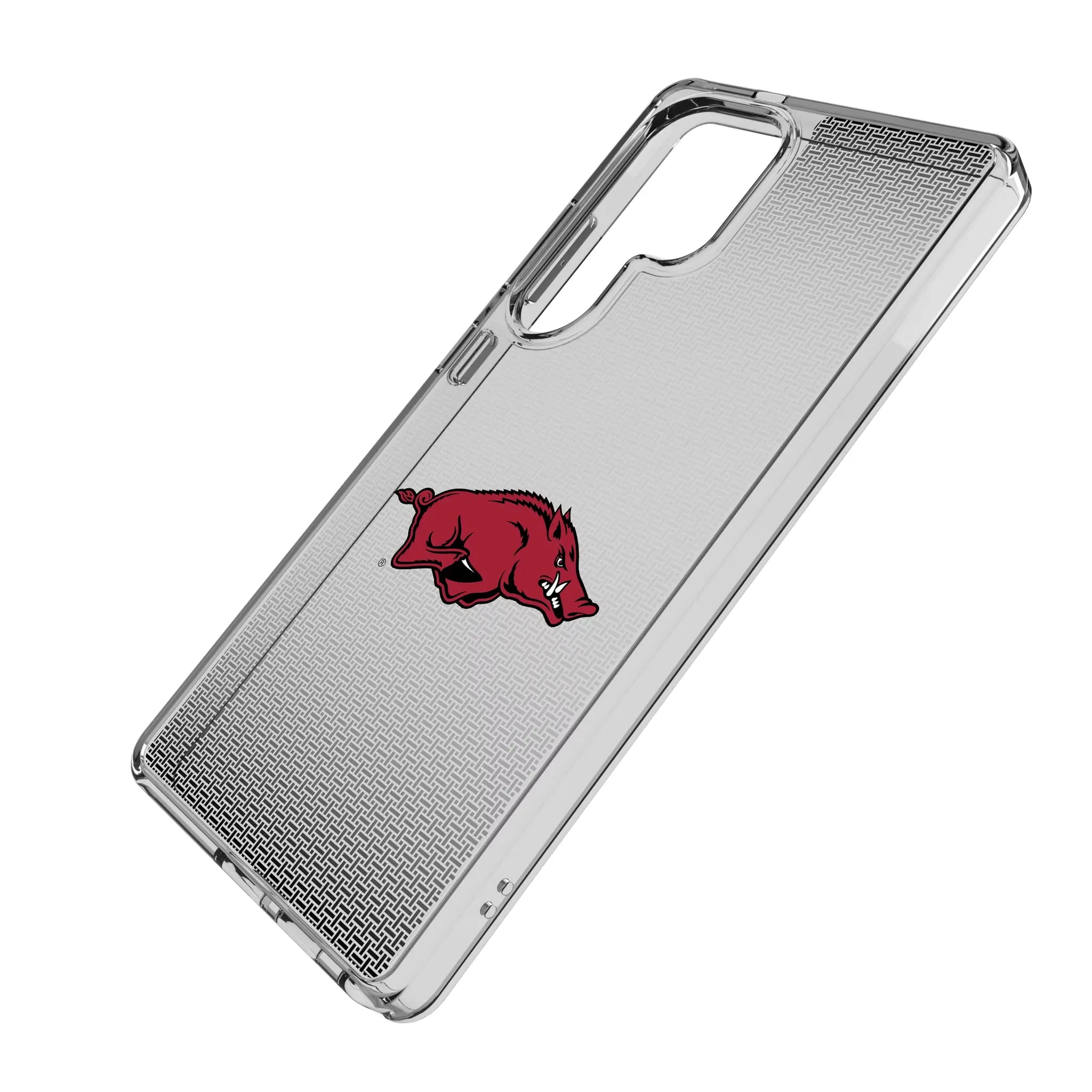 University of Arkansas Fayetteville Razorbacks Linen Clear Phone Case for Samsung Galaxy