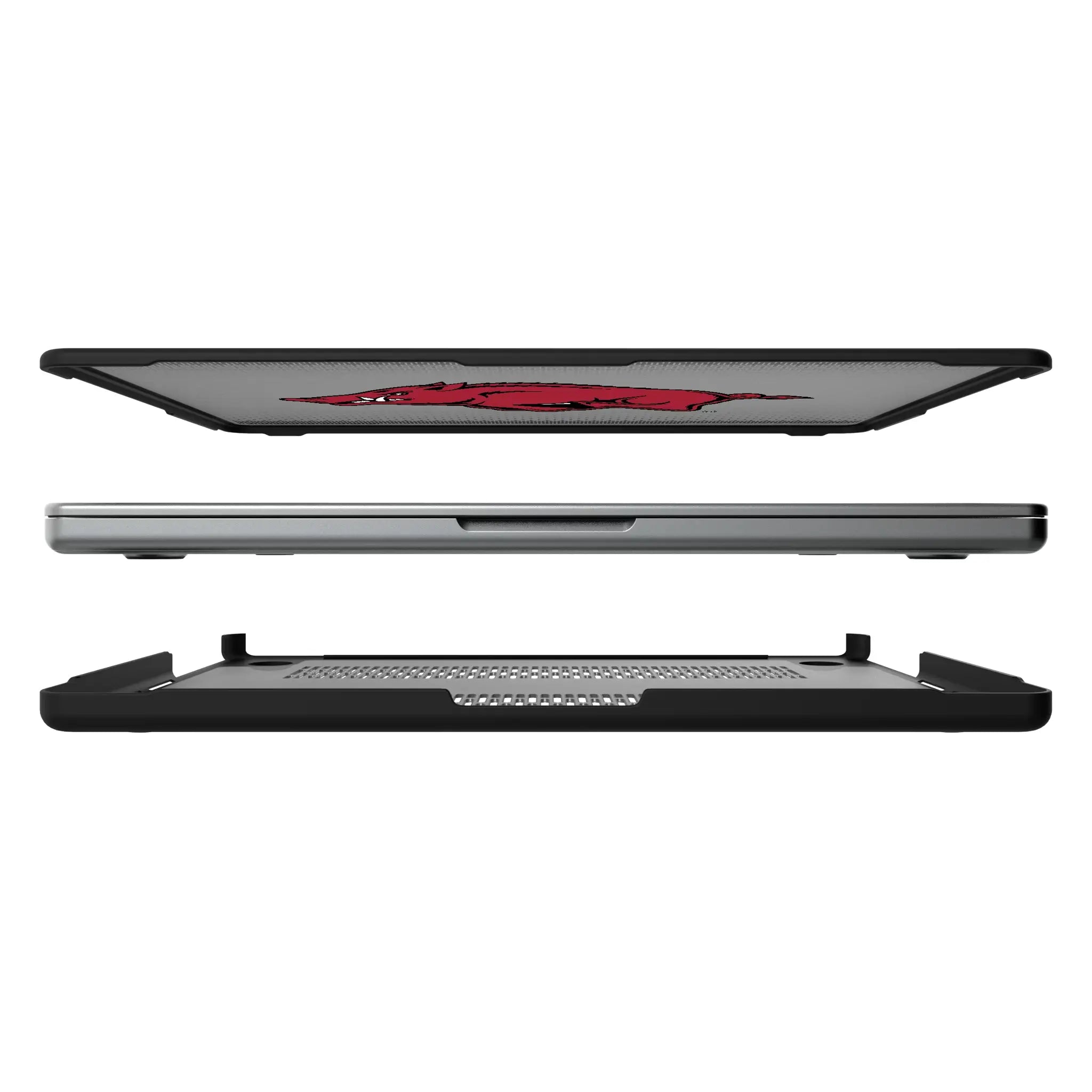 University of Arkansas Fayetteville Razorbacks Linen Laptop Case for Apple MacBook