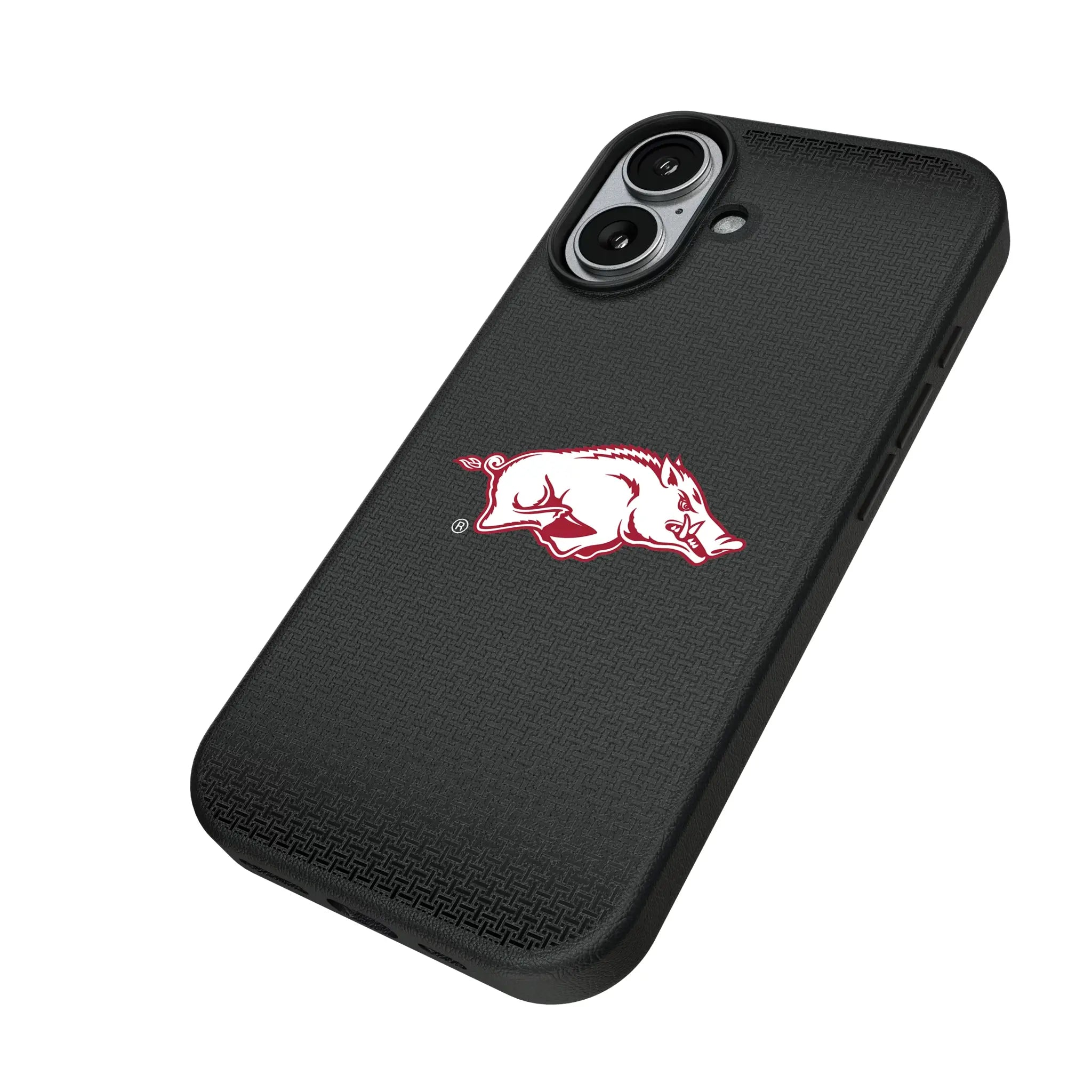 University of Arkansas Fayetteville Razorbacks Linen MagSafe Compatible Phone Case for Apple iPhone