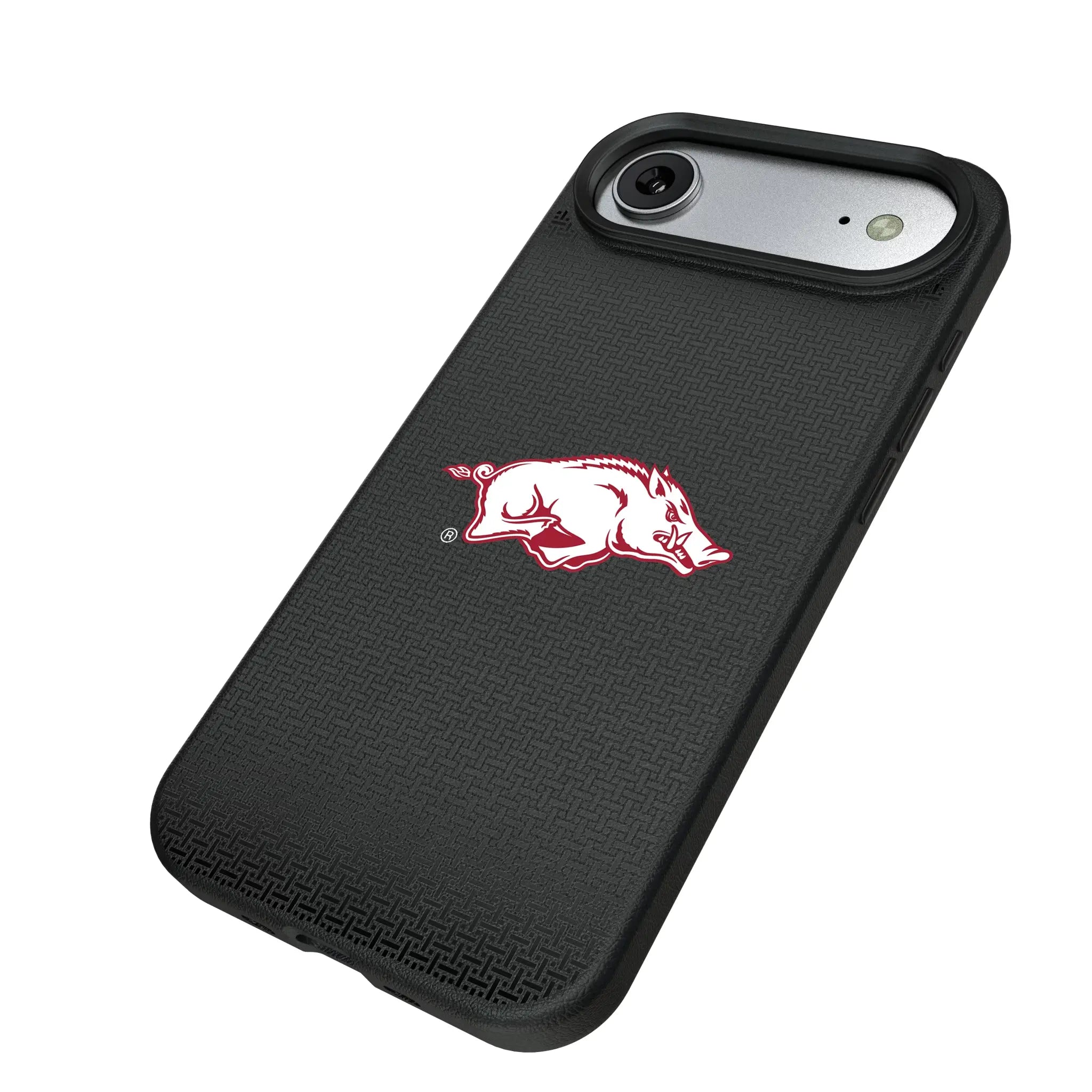 University of Arkansas Fayetteville Razorbacks Linen MagSafe Compatible Phone Case for Apple iPhone