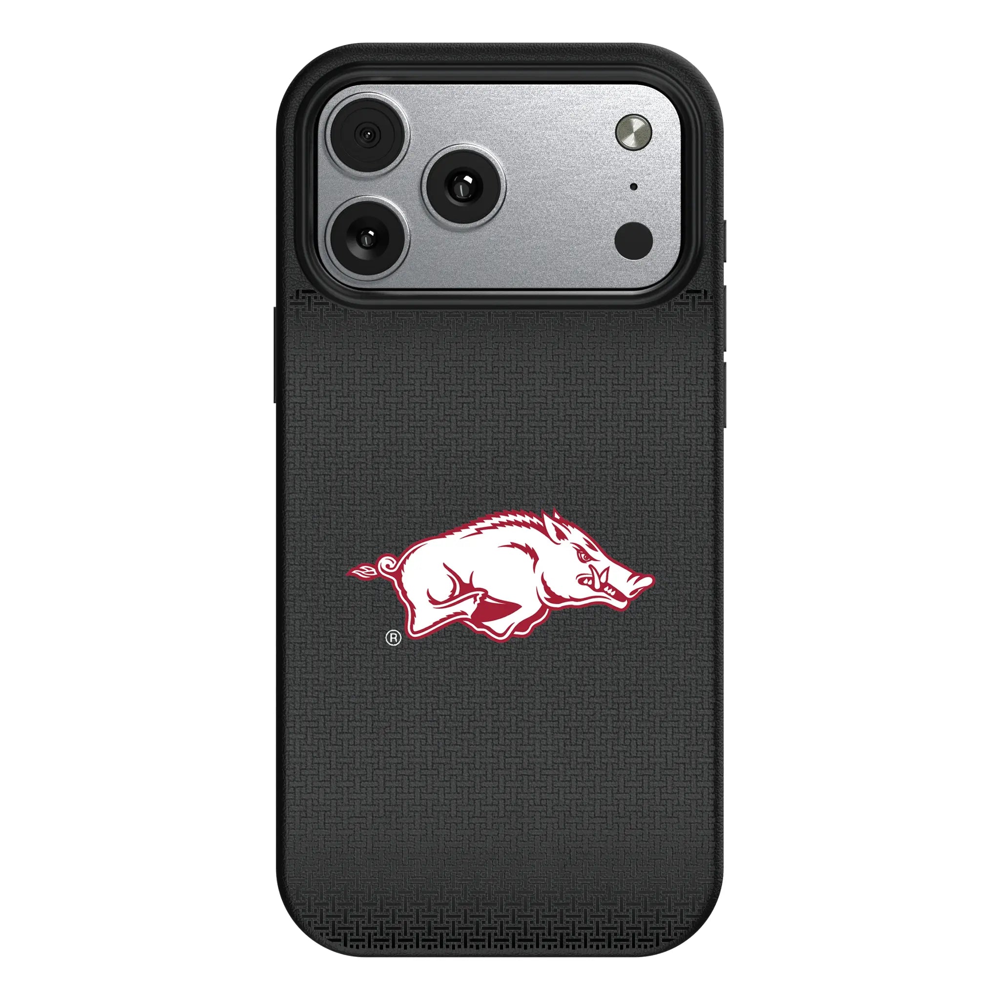 University of Arkansas Fayetteville Razorbacks Linen MagSafe Compatible Phone Case for Apple iPhone