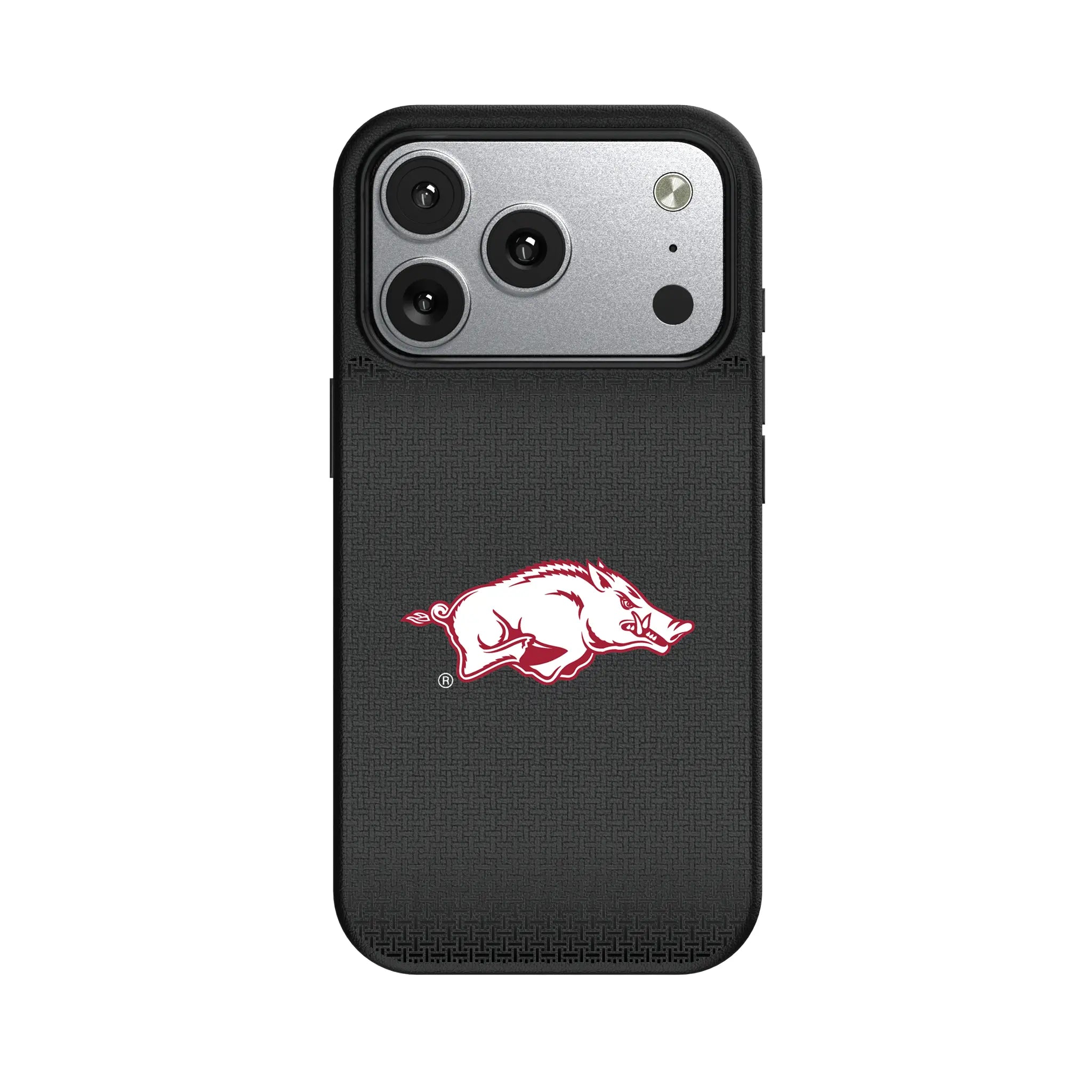 University of Arkansas Fayetteville Razorbacks Linen MagSafe Compatible Phone Case for Apple iPhone