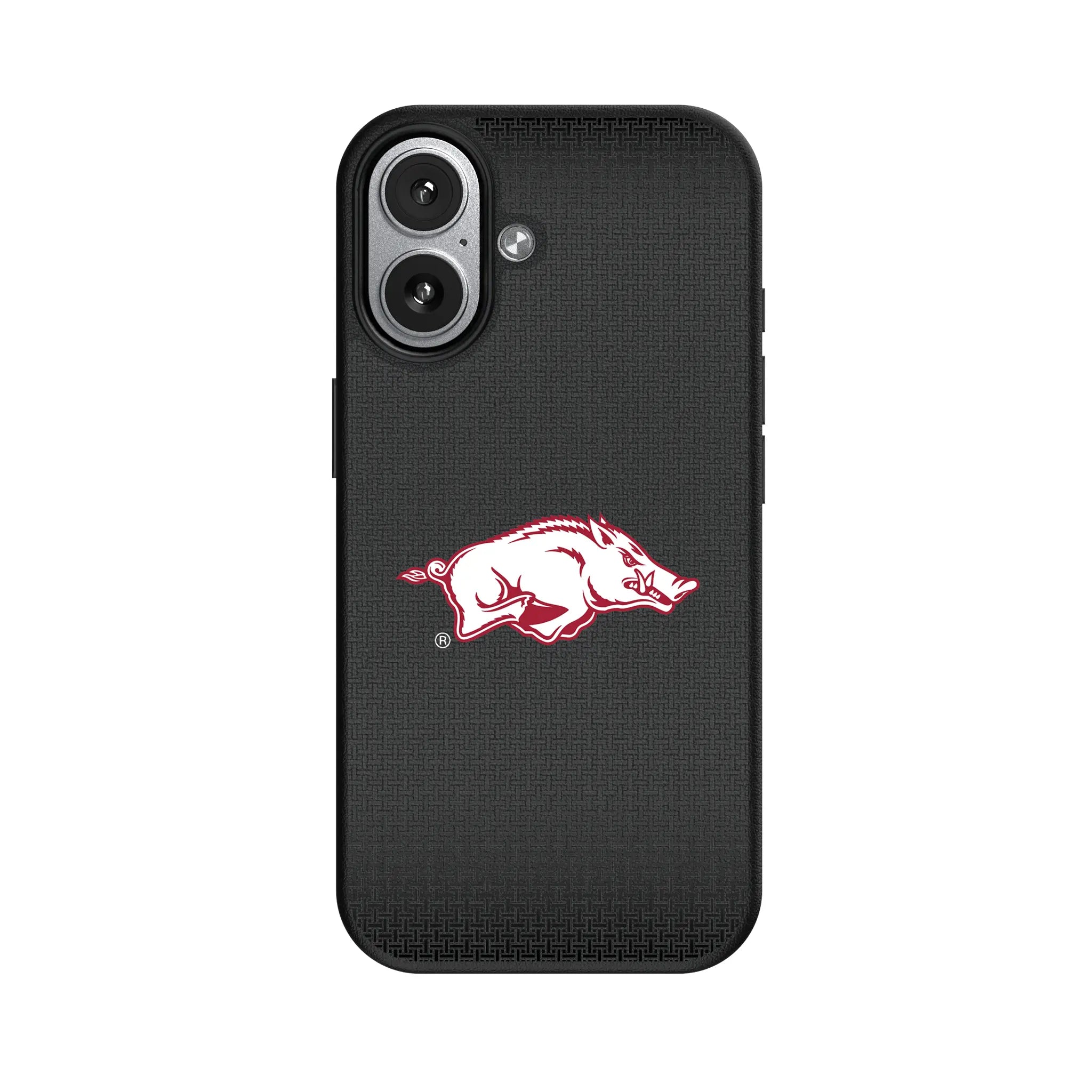 University of Arkansas Fayetteville Razorbacks Linen MagSafe Compatible Phone Case for Apple iPhone