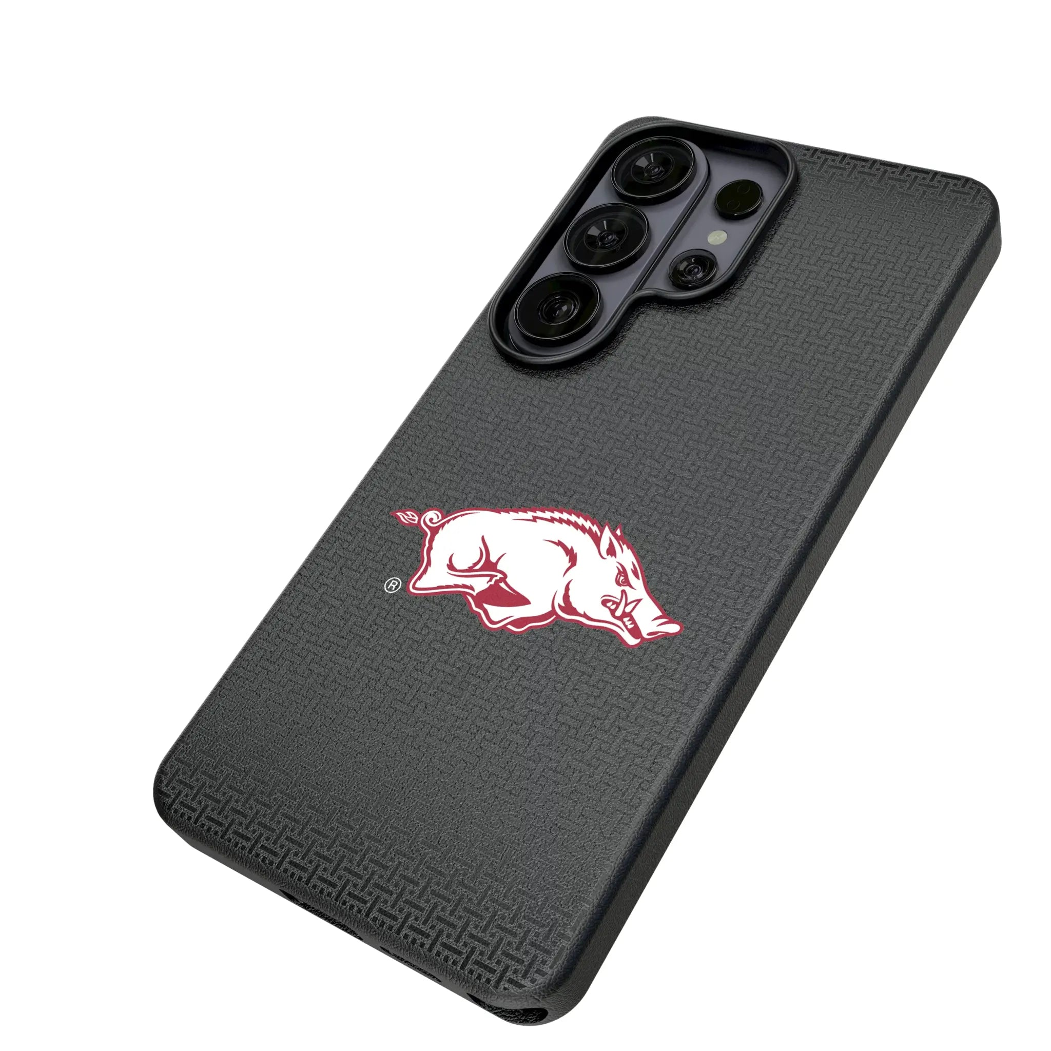 University of Arkansas Fayetteville Razorbacks Linen MagSafe Compatible Phone Case for Samsung Galaxy