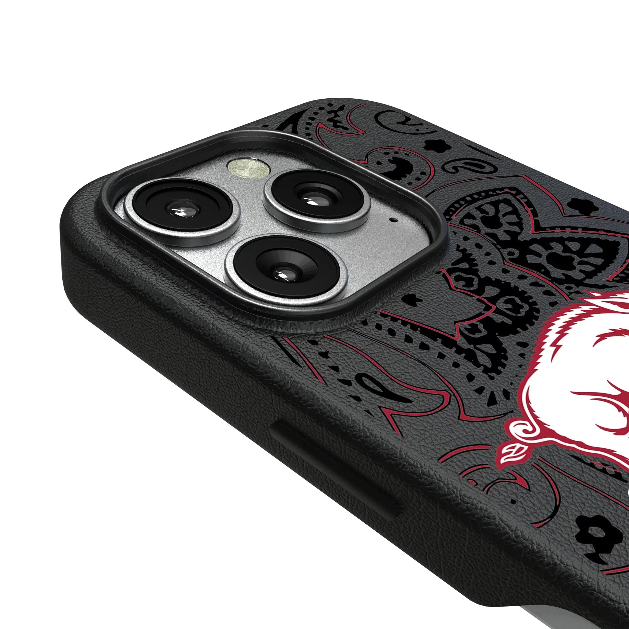 University of Arkansas Fayetteville Razorbacks Paisley MagSafe Compatible Phone Case for Apple iPhone