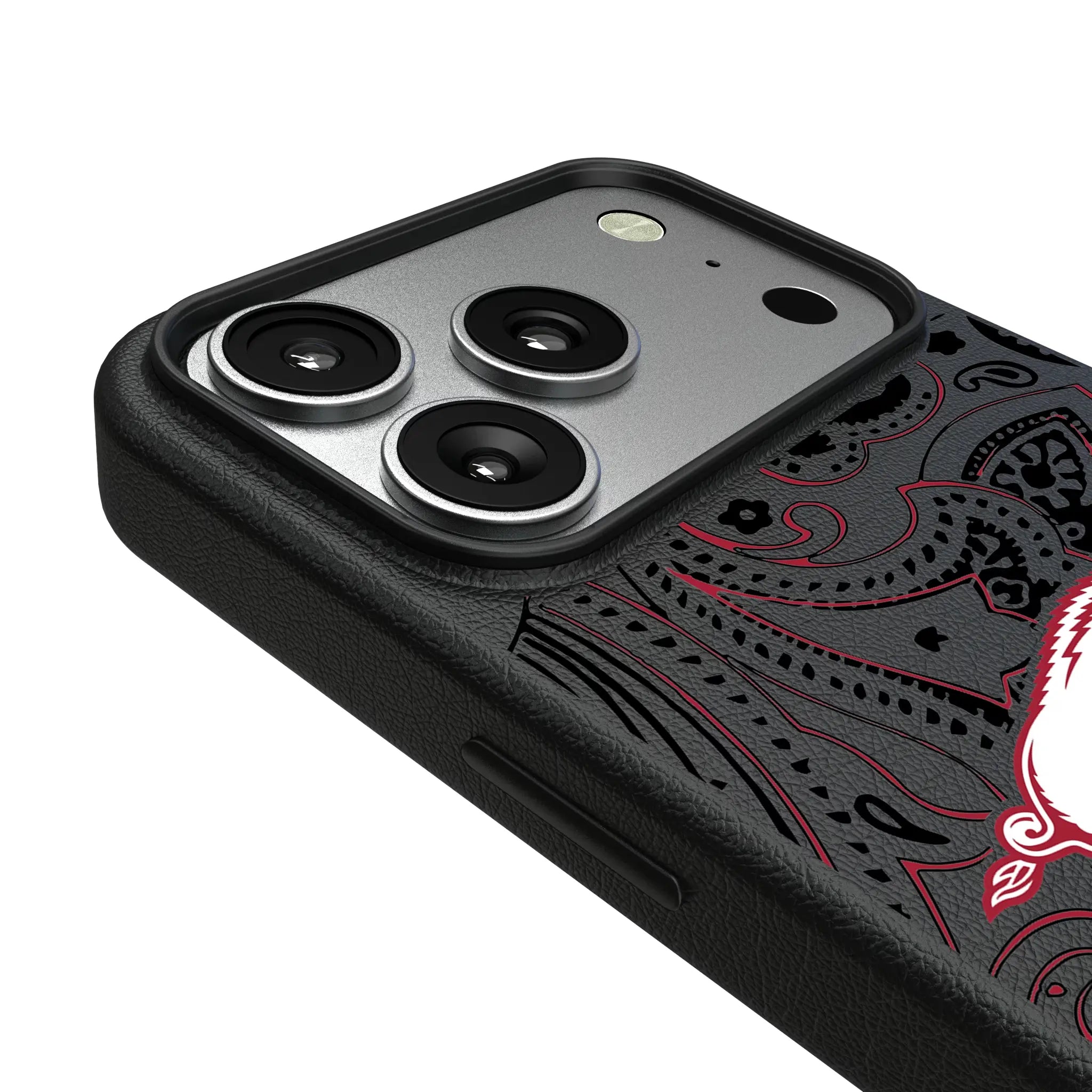 University of Arkansas Fayetteville Razorbacks Paisley MagSafe Compatible Phone Case for Apple iPhone