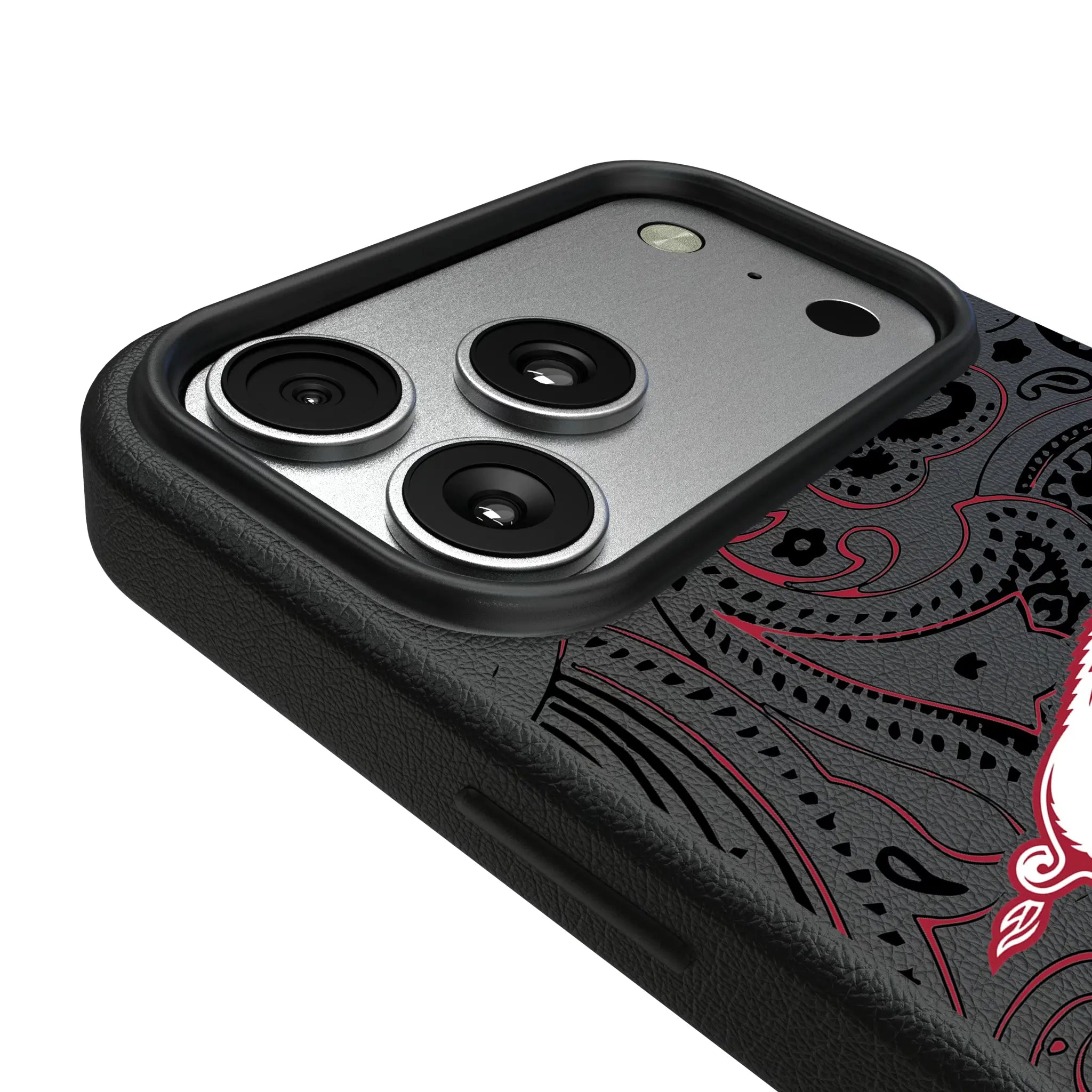University of Arkansas Fayetteville Razorbacks Paisley MagSafe Compatible Phone Case for Apple iPhone