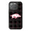 University of Arkansas Fayetteville Razorbacks Plaid Bling Phone Case