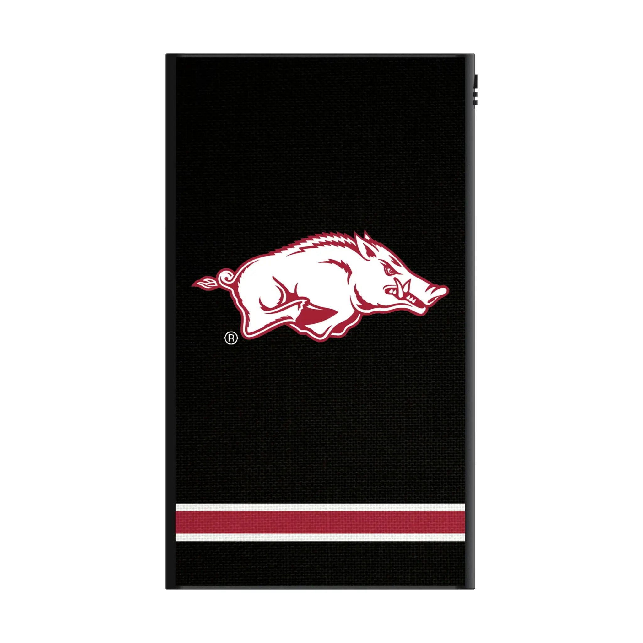 University of Arkansas Fayetteville Razorbacks Stripe 5000mAh Flat Powerbank