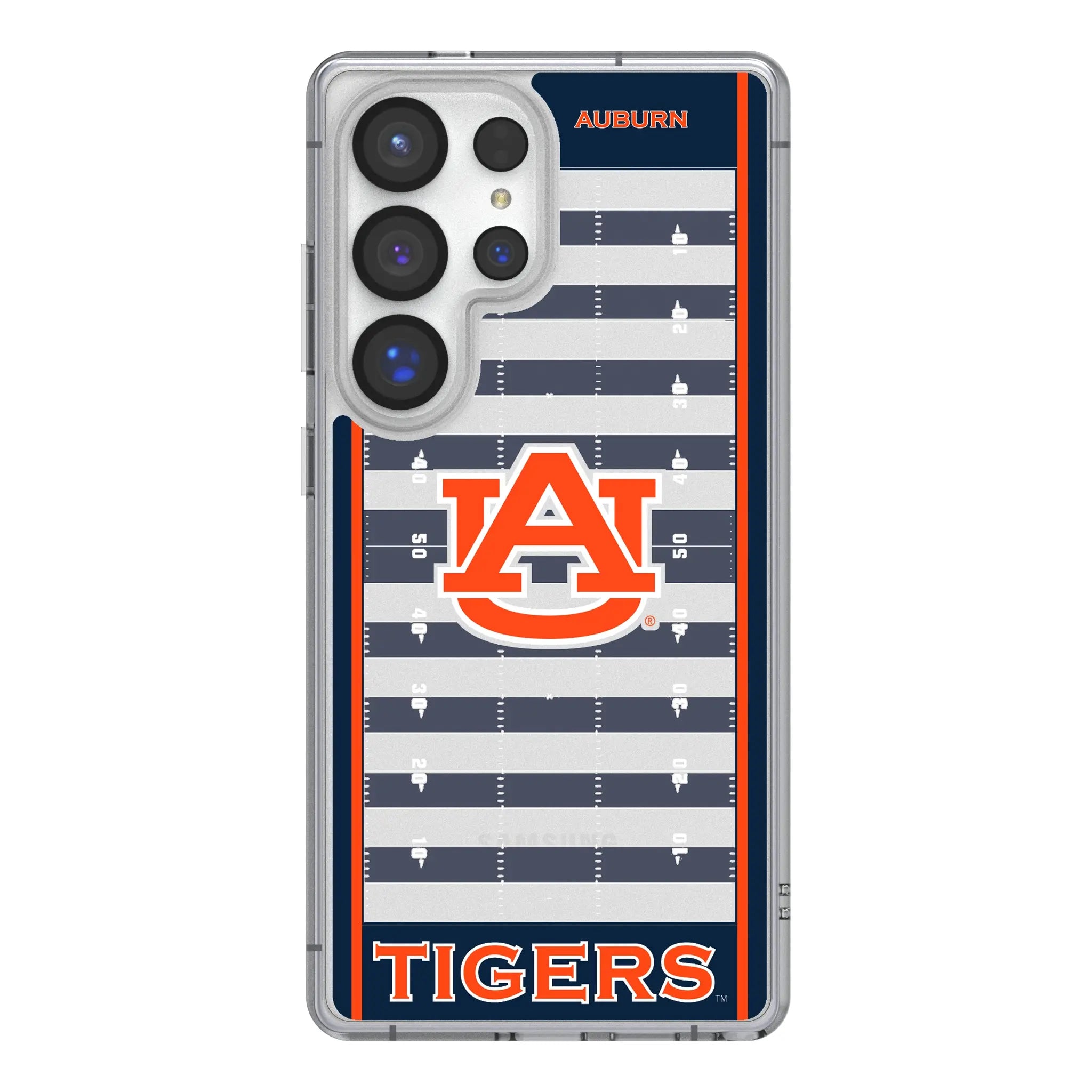 University of Auburn Tigers Field Clear Phone Case for Samsung Galaxy