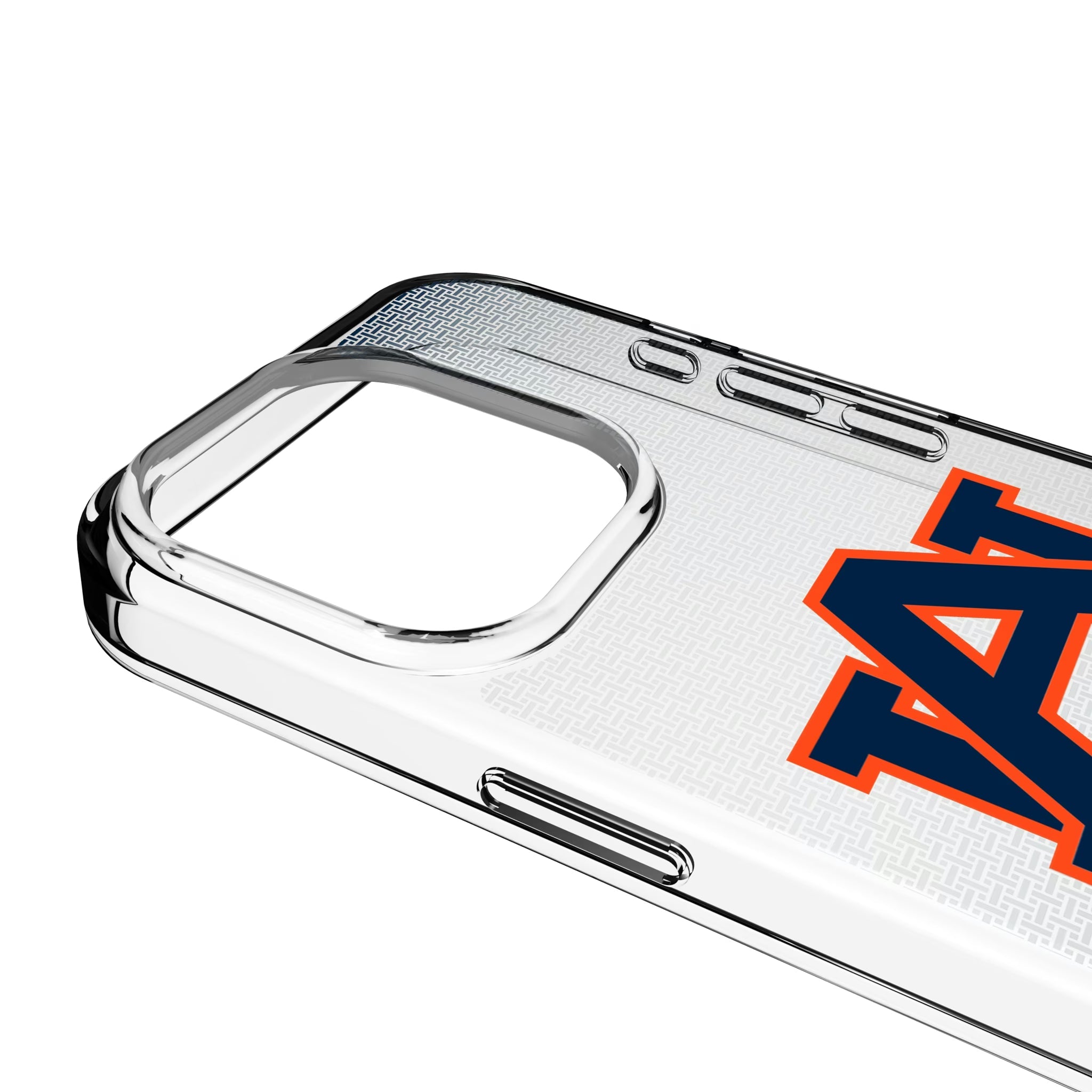 University of Auburn Tigers Linen Clear Phone Case for Apple iPhone
