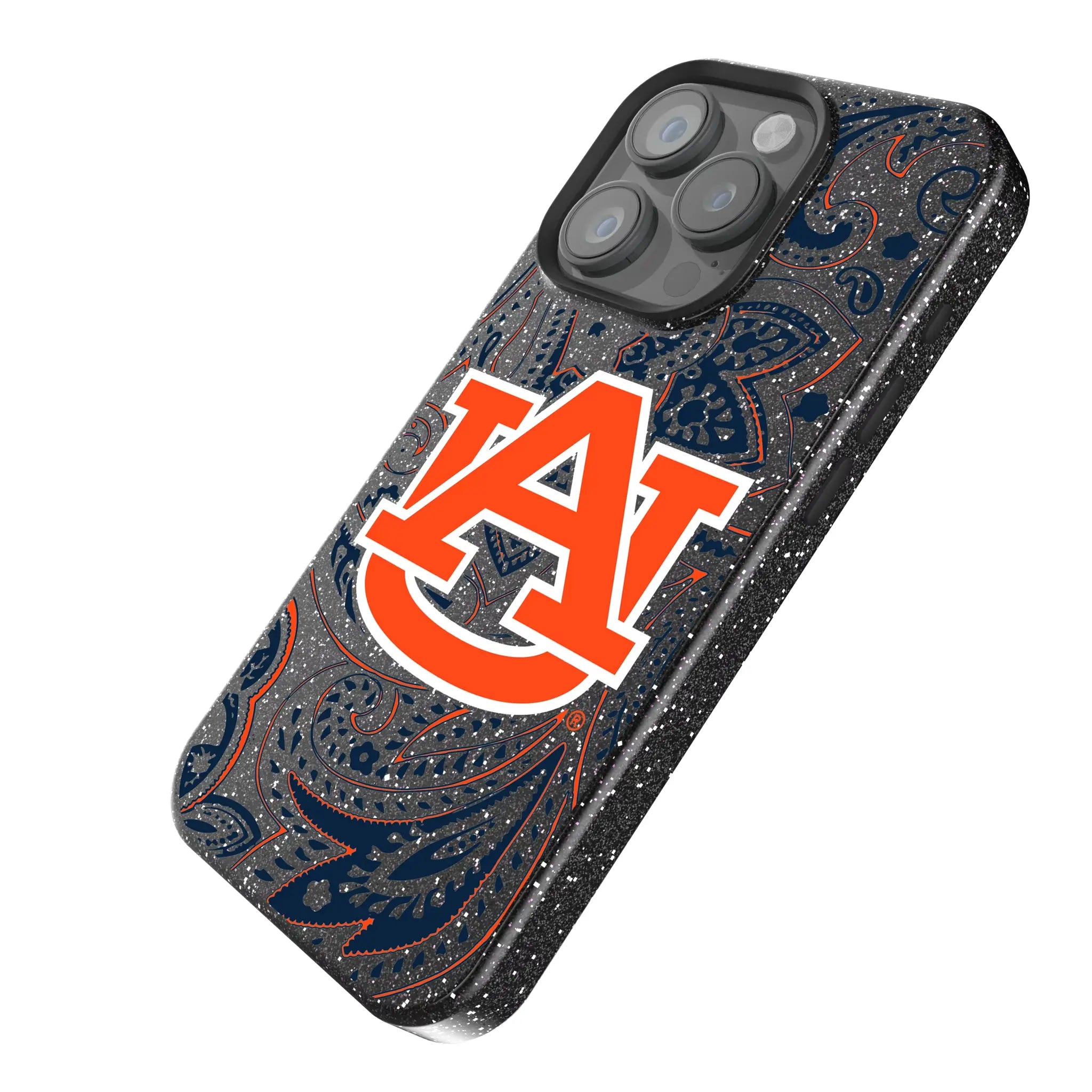 University of Auburn Tigers Paisley Bling Phone Case