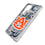 University of Auburn Tigers Paisley Clear Phone Case for Samsung Galaxy