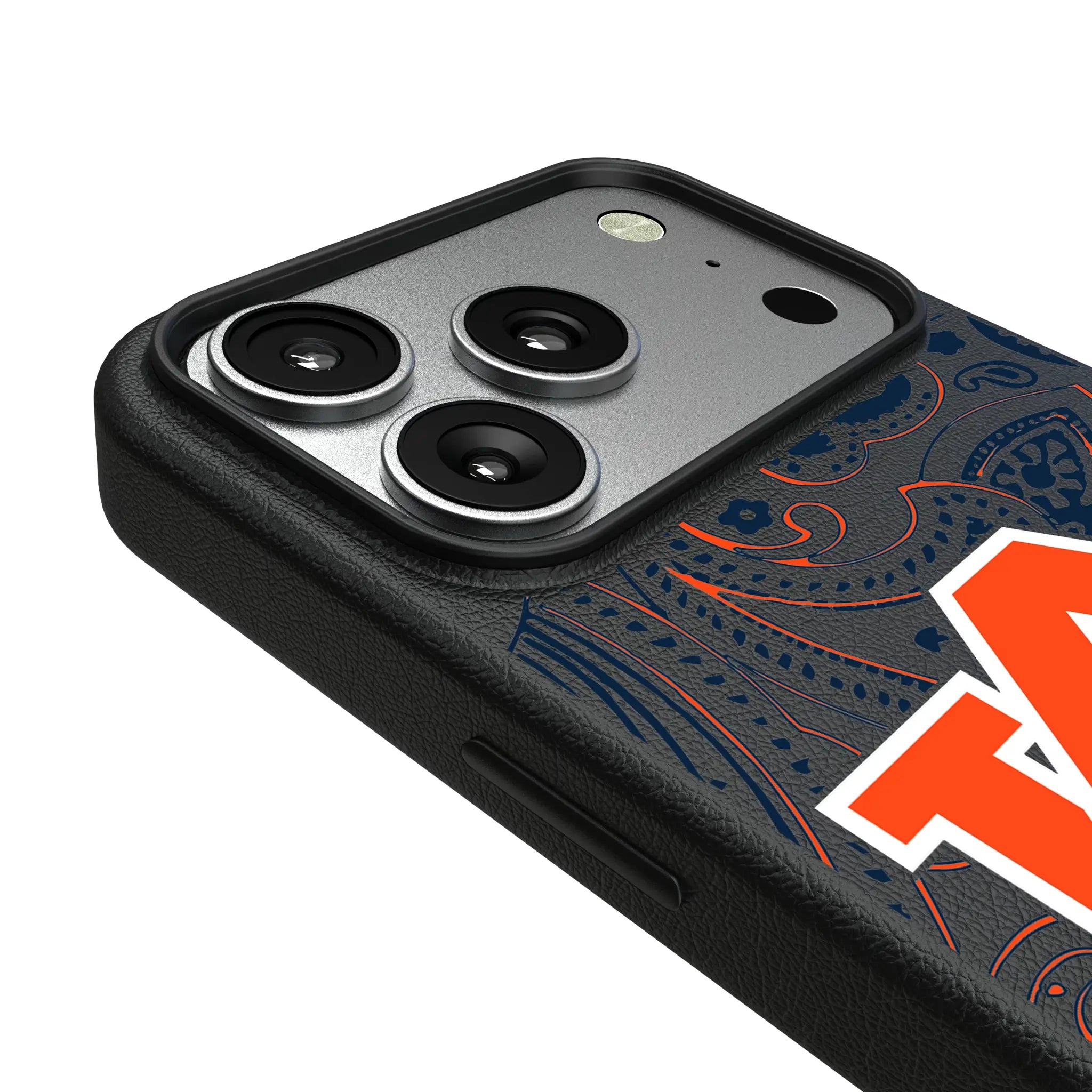 University of Auburn Tigers Paisley MagSafe Compatible Phone Case for Apple iPhone
