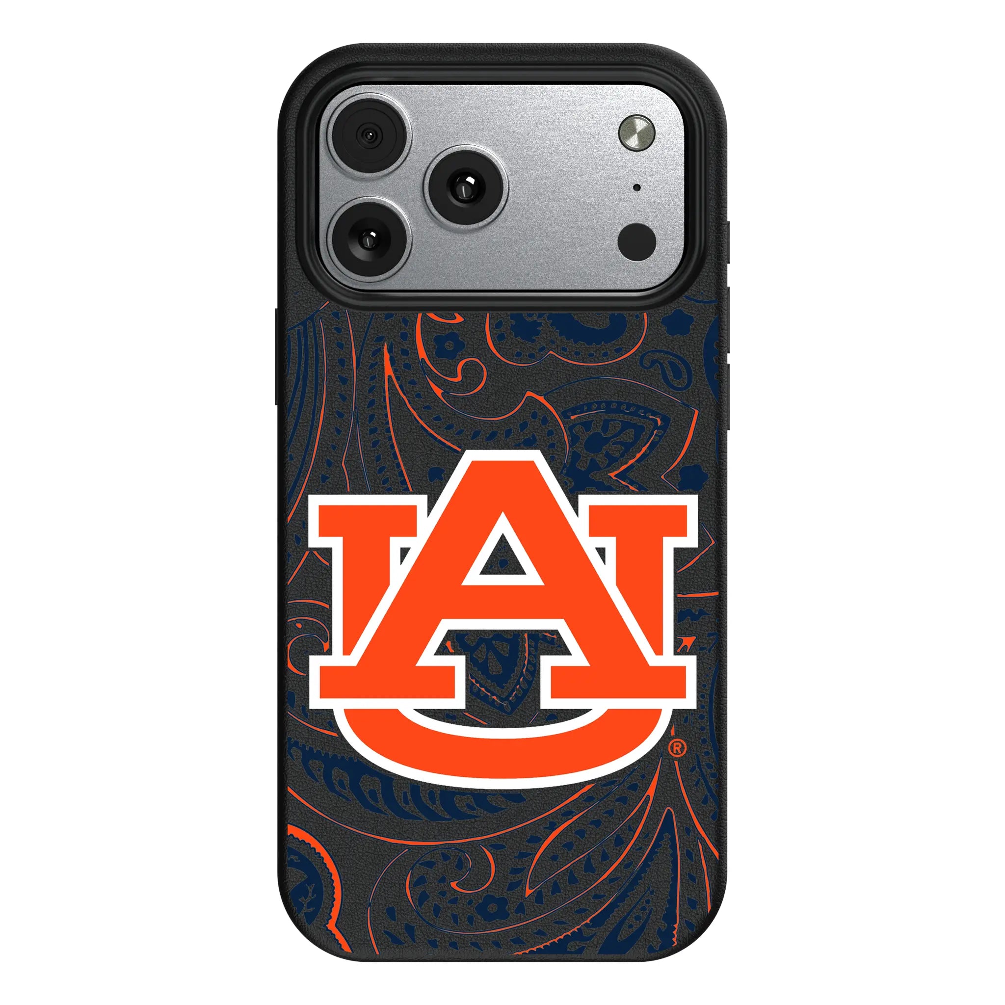 University of Auburn Tigers Paisley MagSafe Compatible Phone Case for Apple iPhone