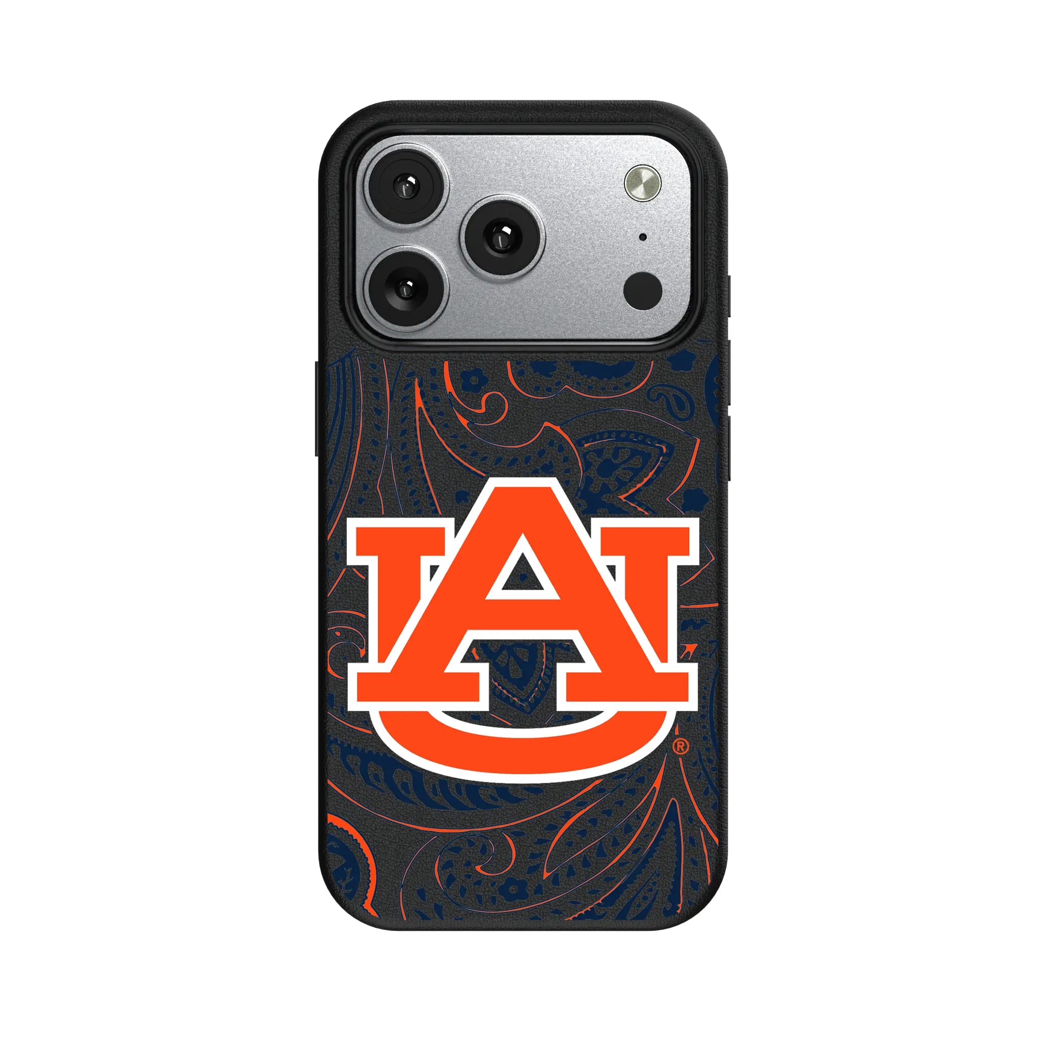 University of Auburn Tigers Paisley MagSafe Compatible Phone Case for Apple iPhone
