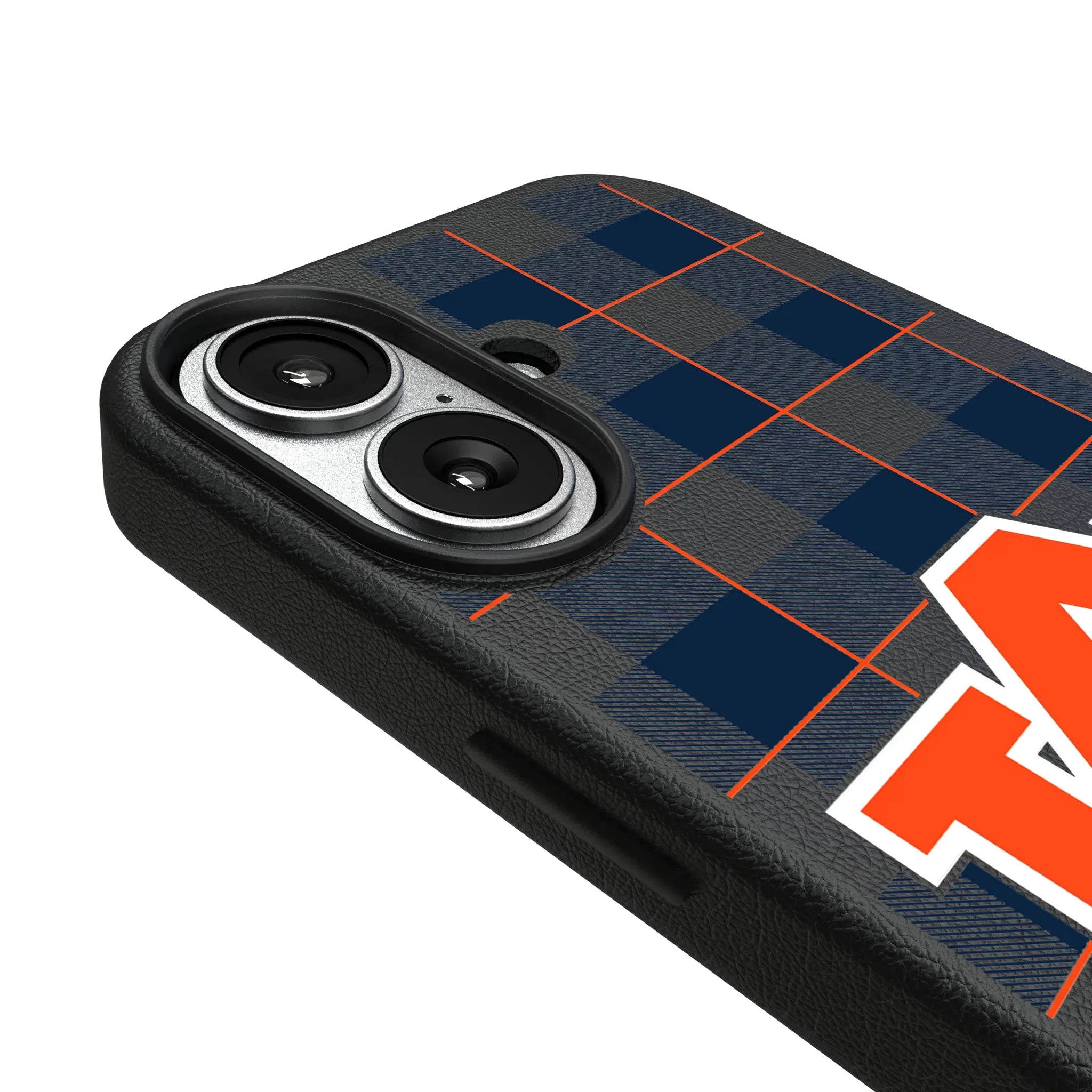 University of Auburn Tigers Plaid MagSafe Compatible Phone Case for Apple iPhone