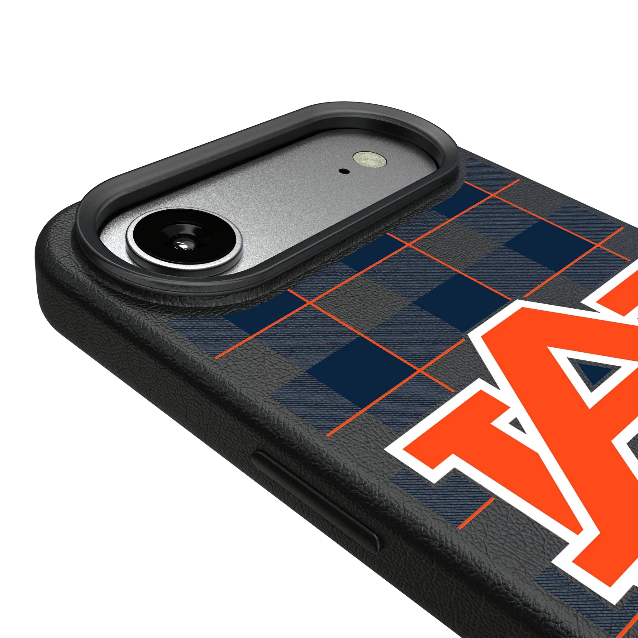 University of Auburn Tigers Plaid MagSafe Compatible Phone Case for Apple iPhone