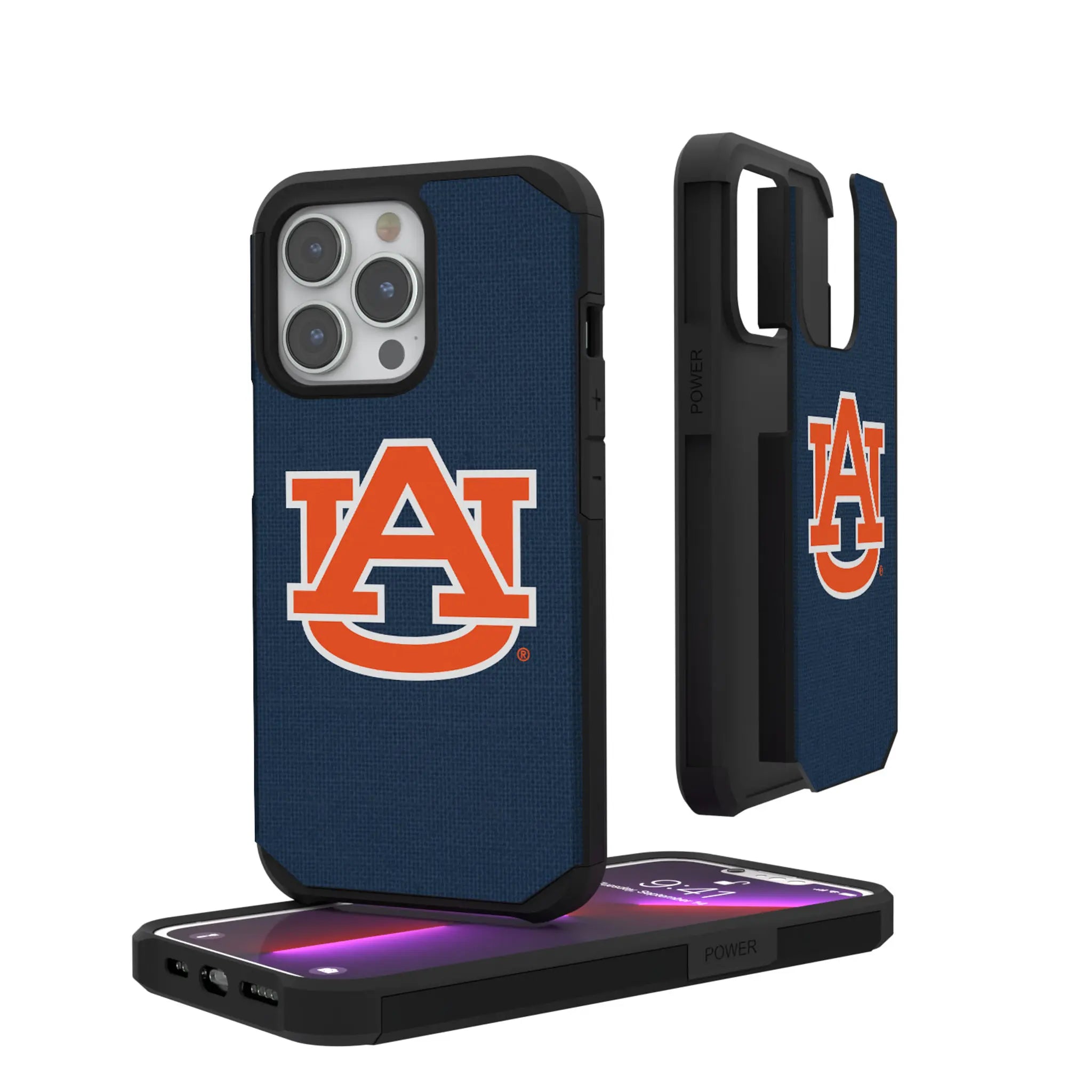 University of Auburn Tigers Solid Rugged Phone Case