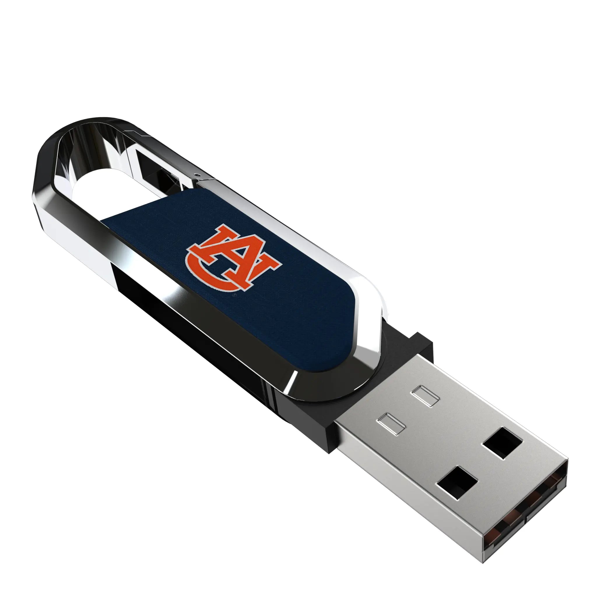 University of Auburn Tigers Solid USB 32GB Clip Style Flash Drive