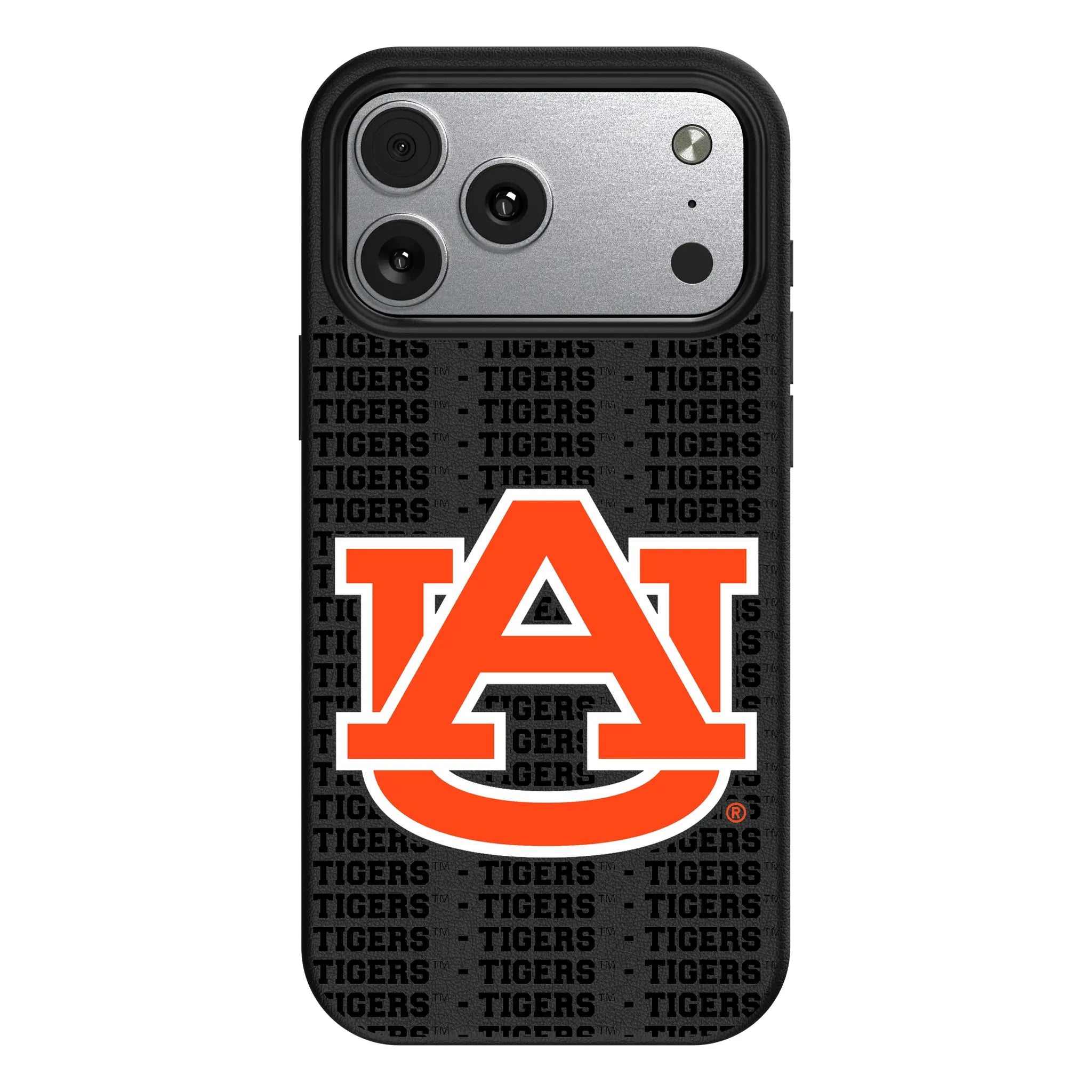 University of Auburn Tigers Text Backdrop MagSafe Compatible Phone Case for Apple iPhone