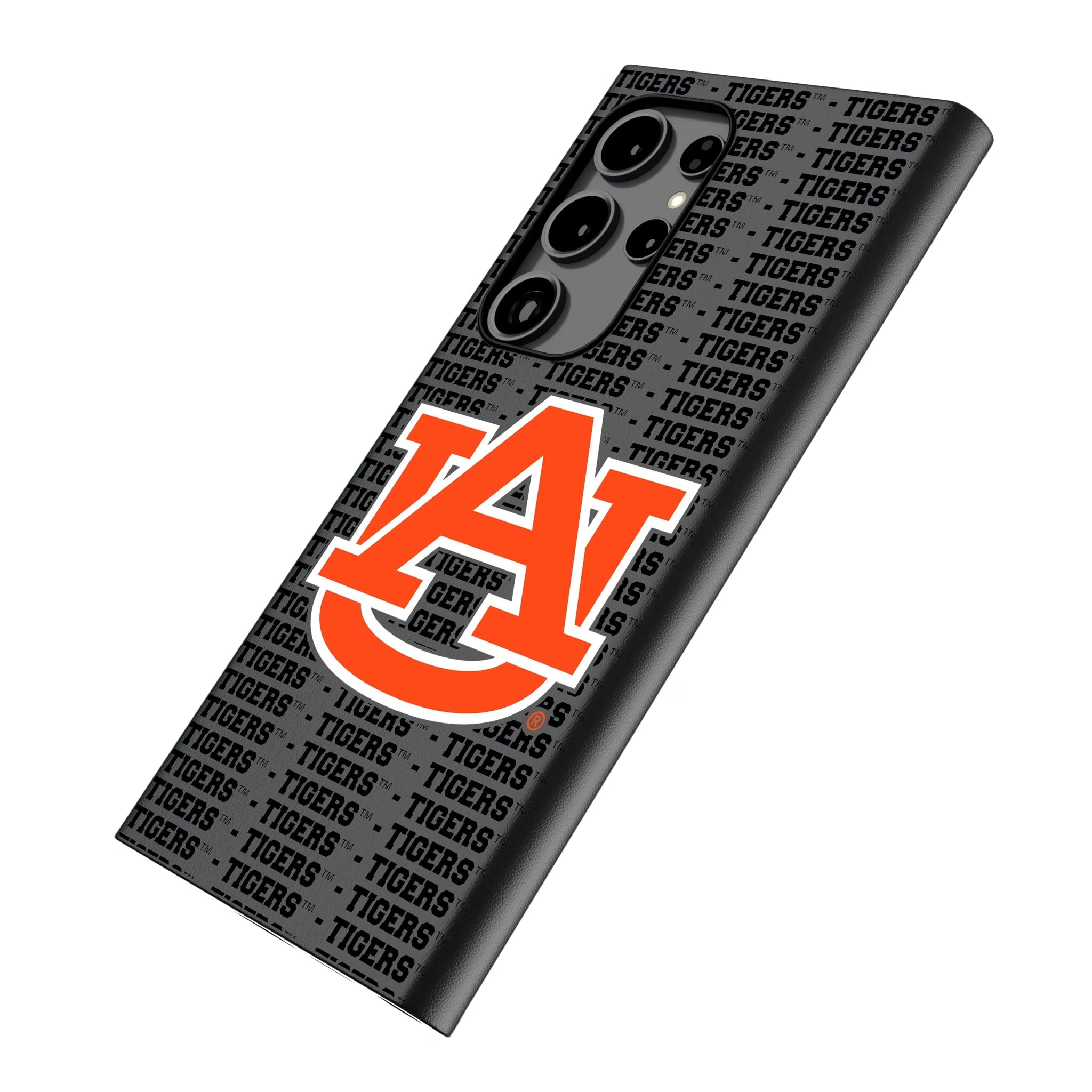 University of Auburn Tigers Text Backdrop MagSafe Compatible Phone Case for Samsung Galaxy