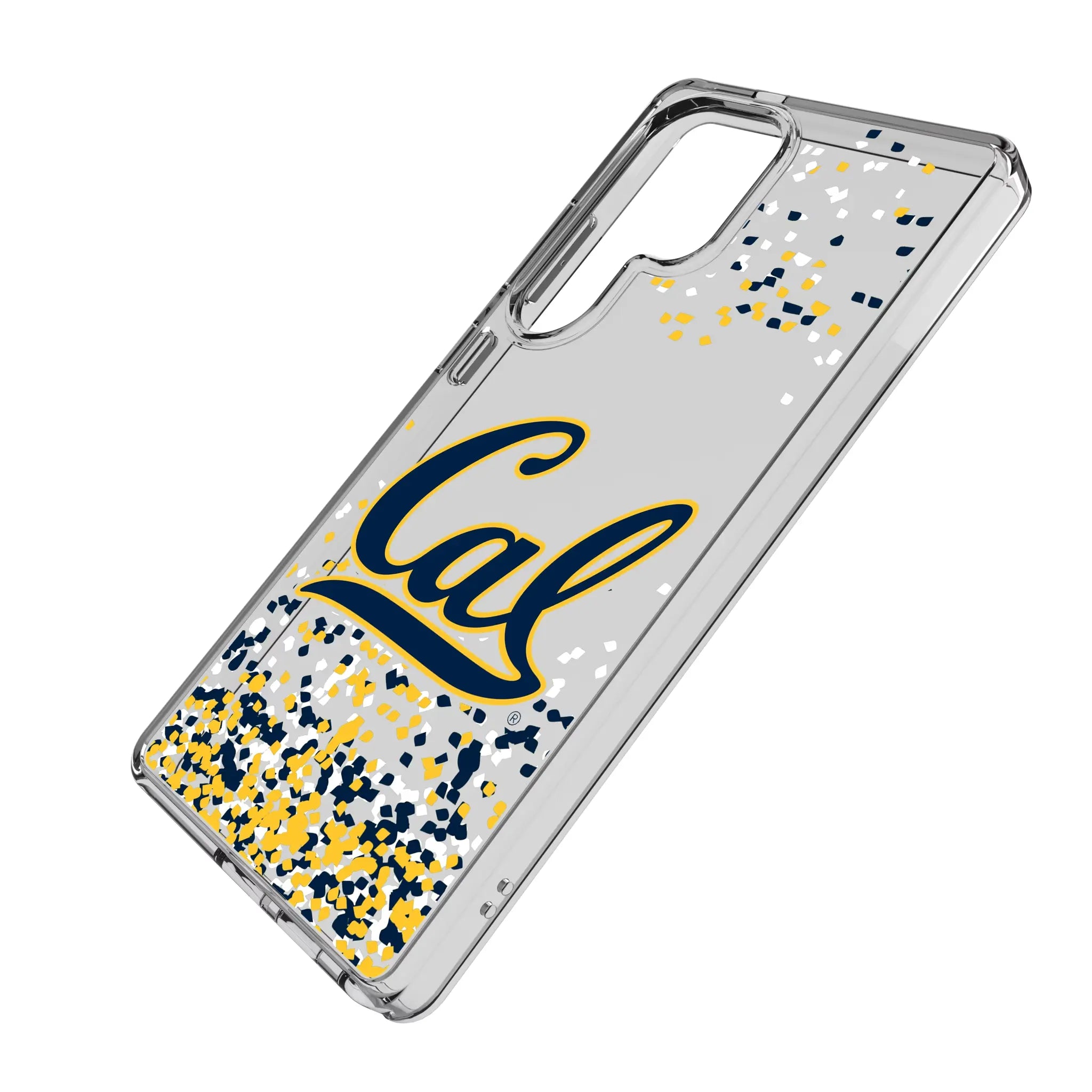 University of California Berkeley Golden Bears Confetti Clear Phone Case for Samsung Galaxy
