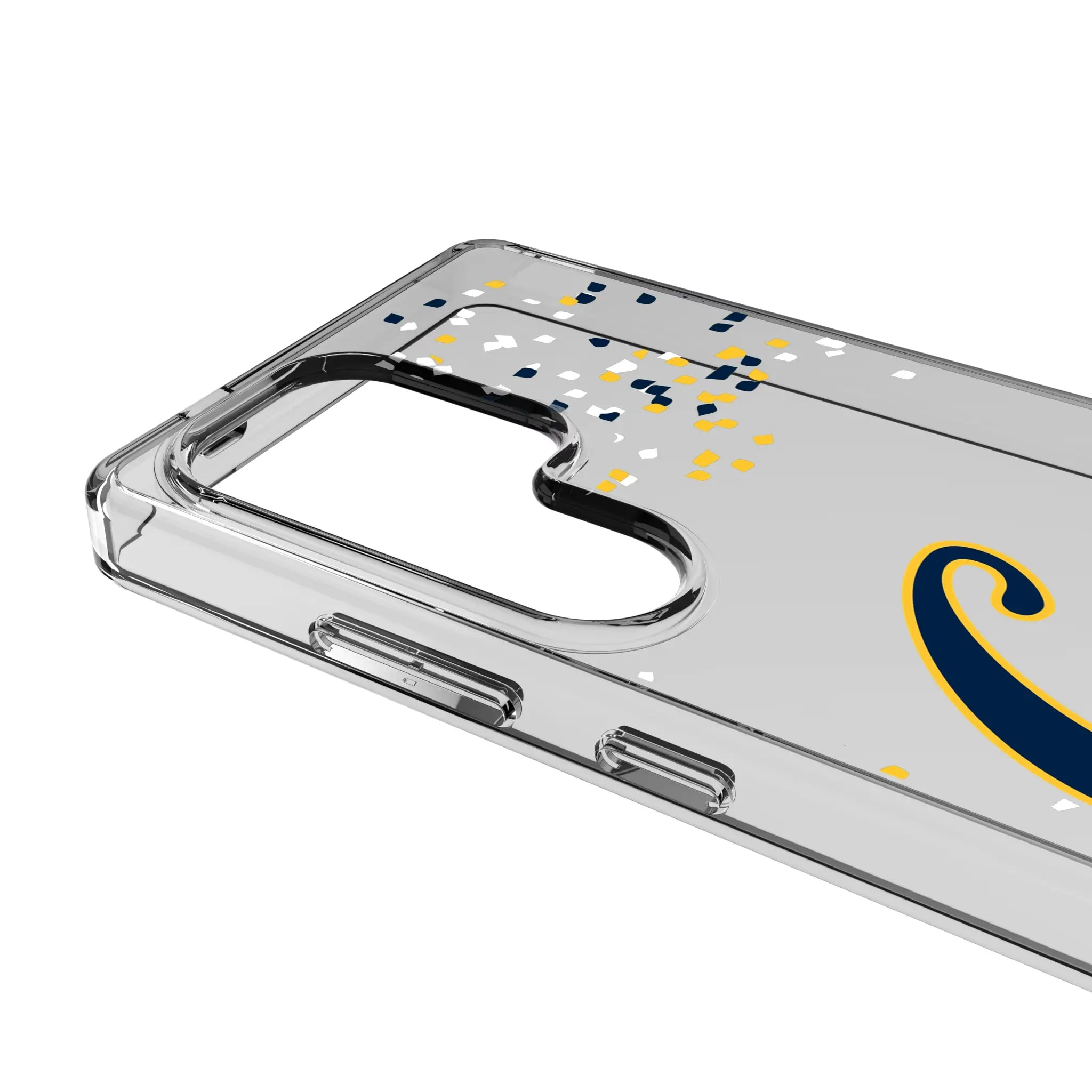 University of California Berkeley Golden Bears Confetti Clear Phone Case for Samsung Galaxy