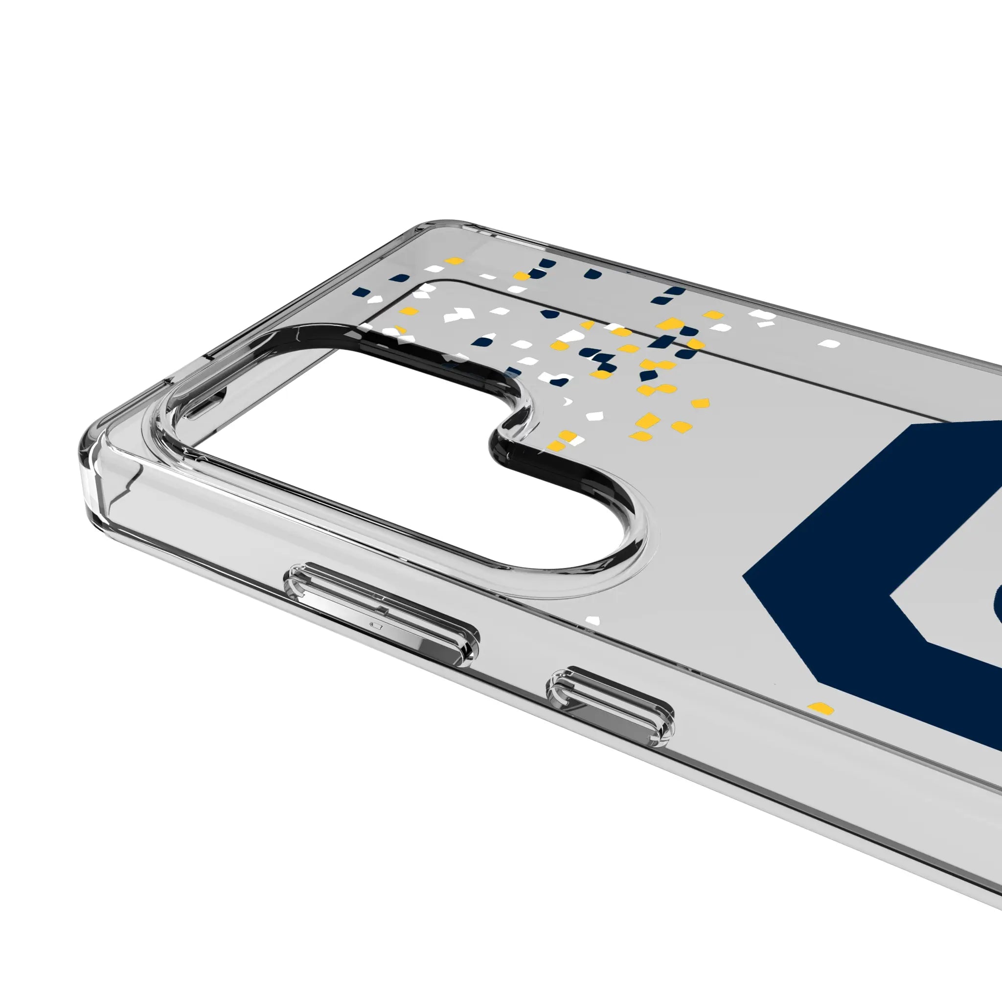 University of California Berkeley Golden Bears Confetti Clear Phone Case for Samsung Galaxy